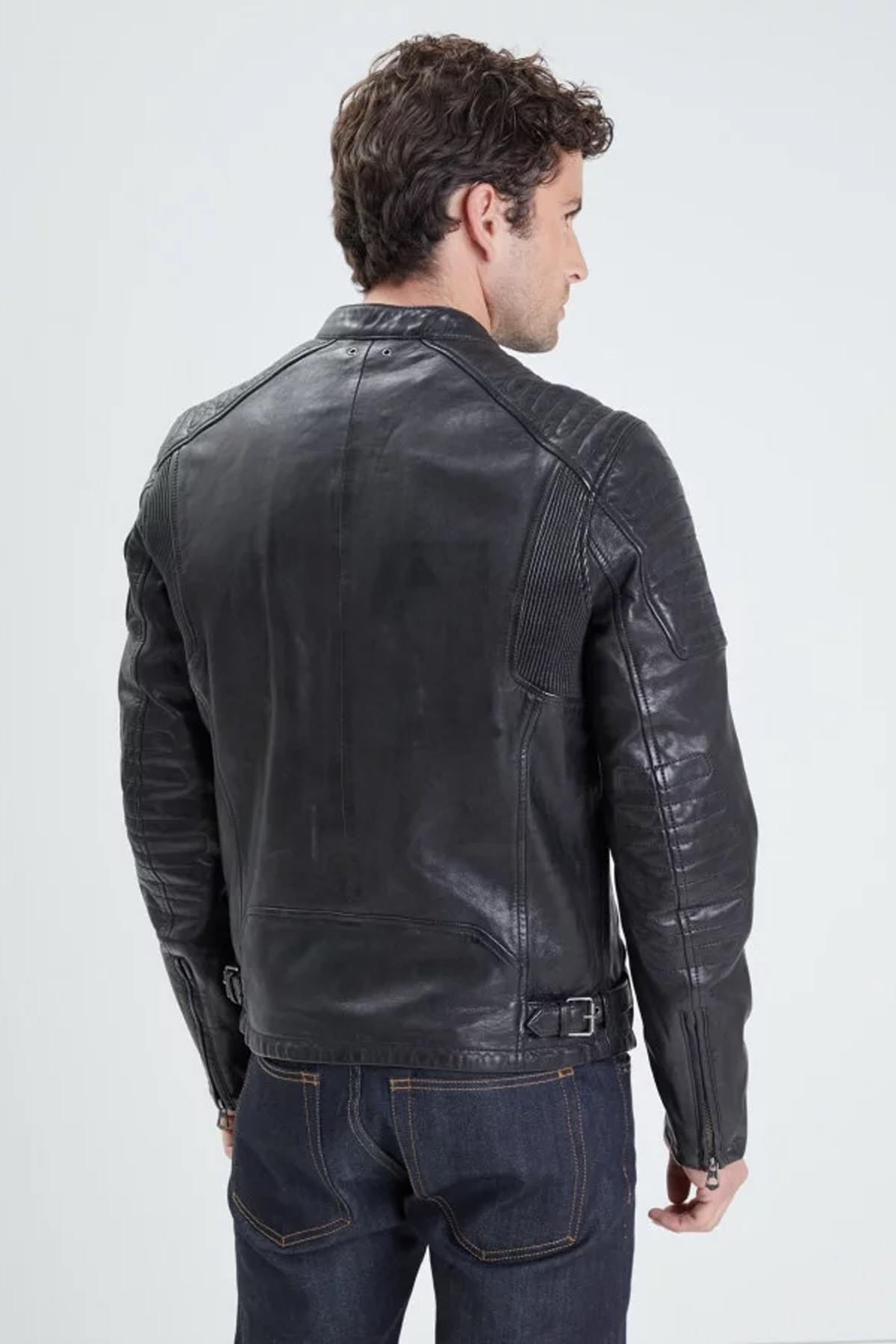 Chaqueta Hombre Daytona STIRLING LAMB PAOLO BLACK — vista 4