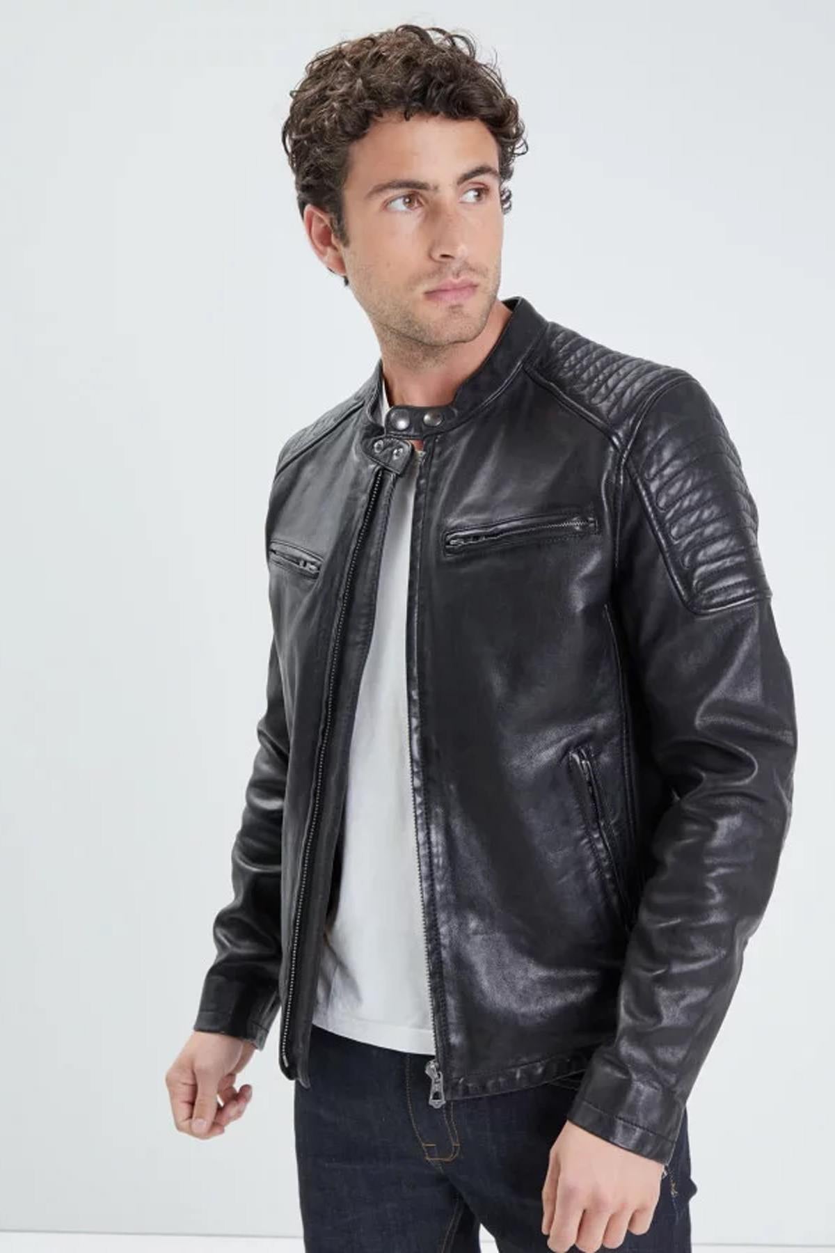 Chaqueta Hombre Daytona STIRLING LAMB PAOLO BLACK — vista 1