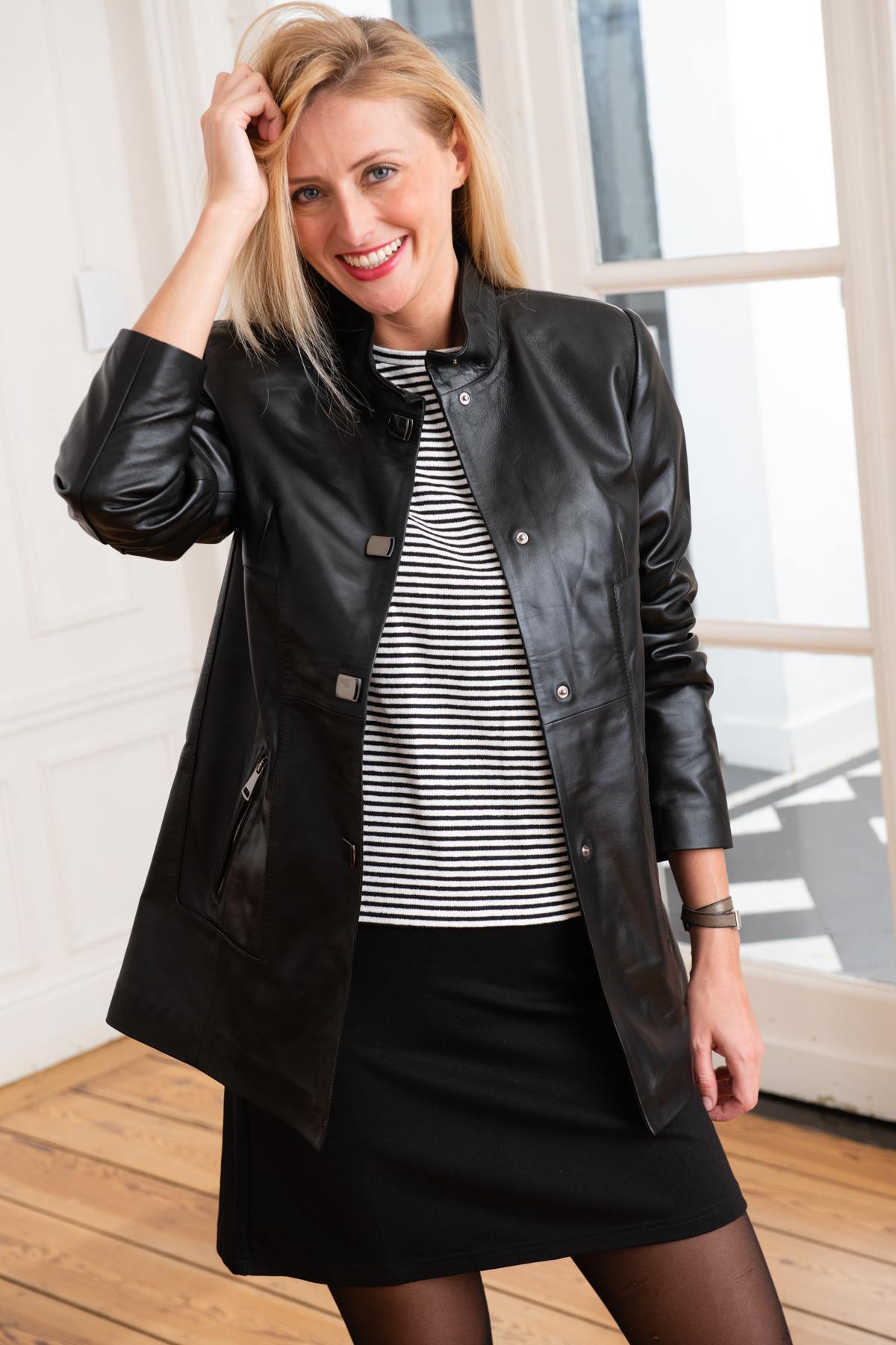 Damen Mantel Cityzen OLIVIA NOIR — Ansicht 1