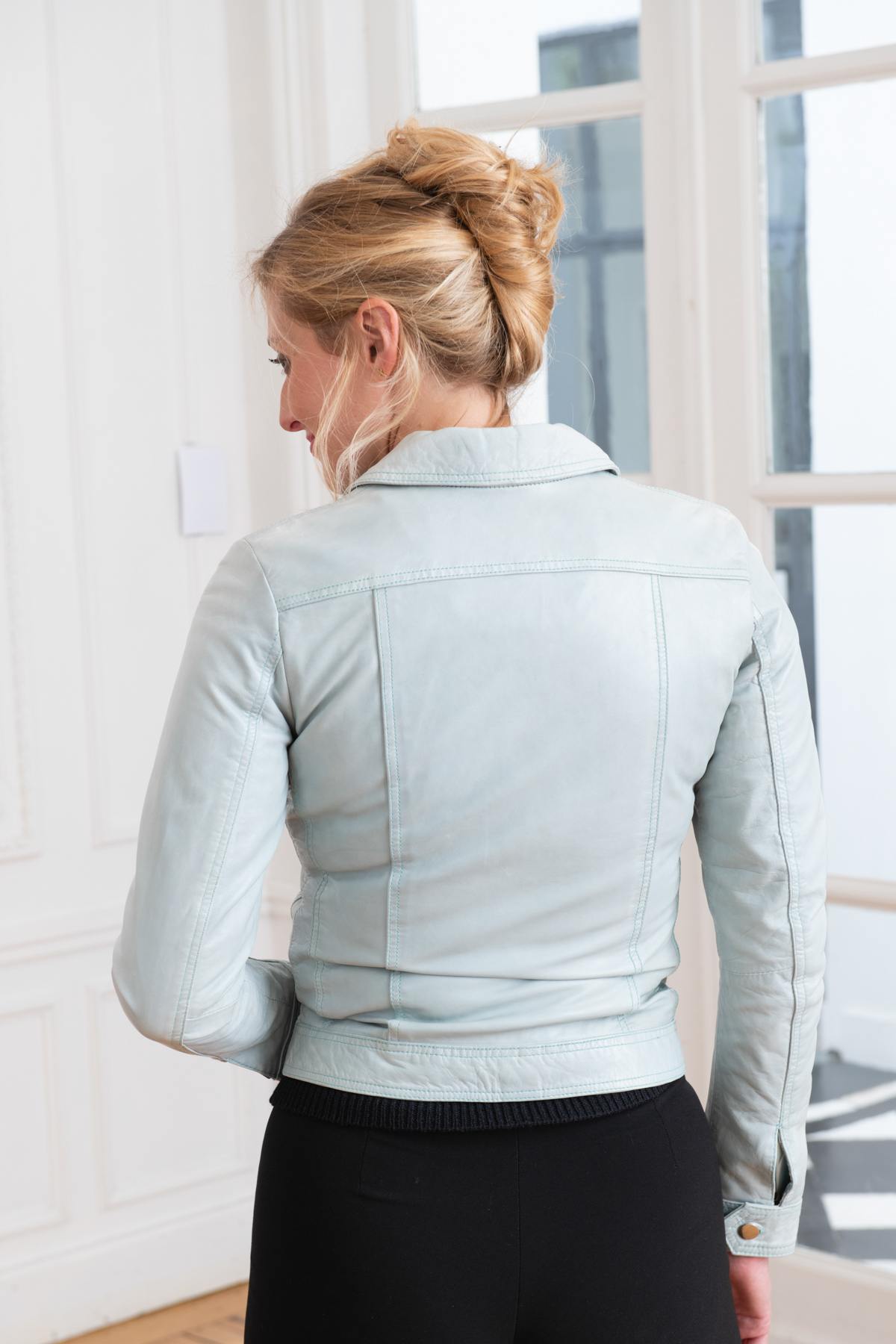 Damen Jacke Rose Garden OLGA LAMB ANAINA AQUA ZZ — Ansicht 5