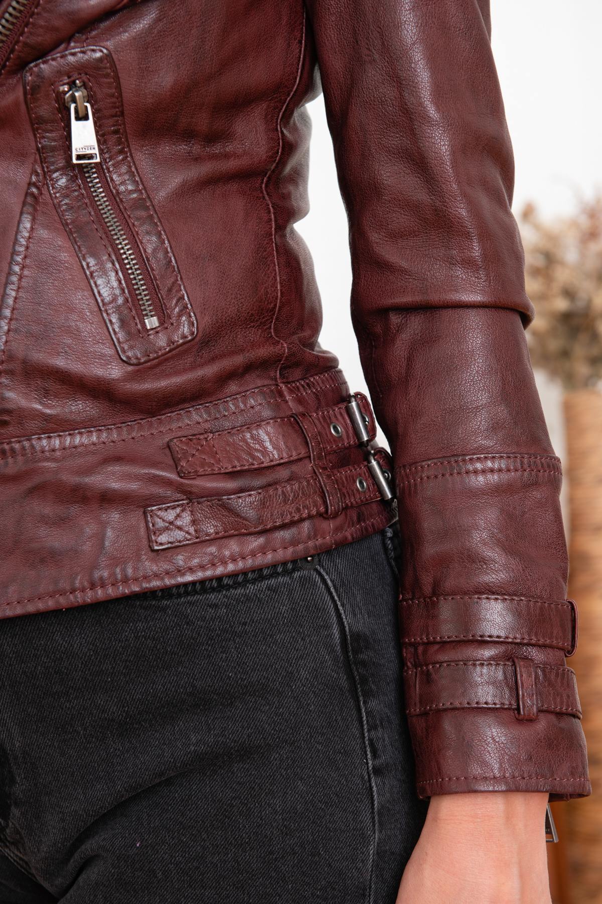 Damen Jacke Cityzen APRILIA 2 OXBLOOD — Ansicht 8