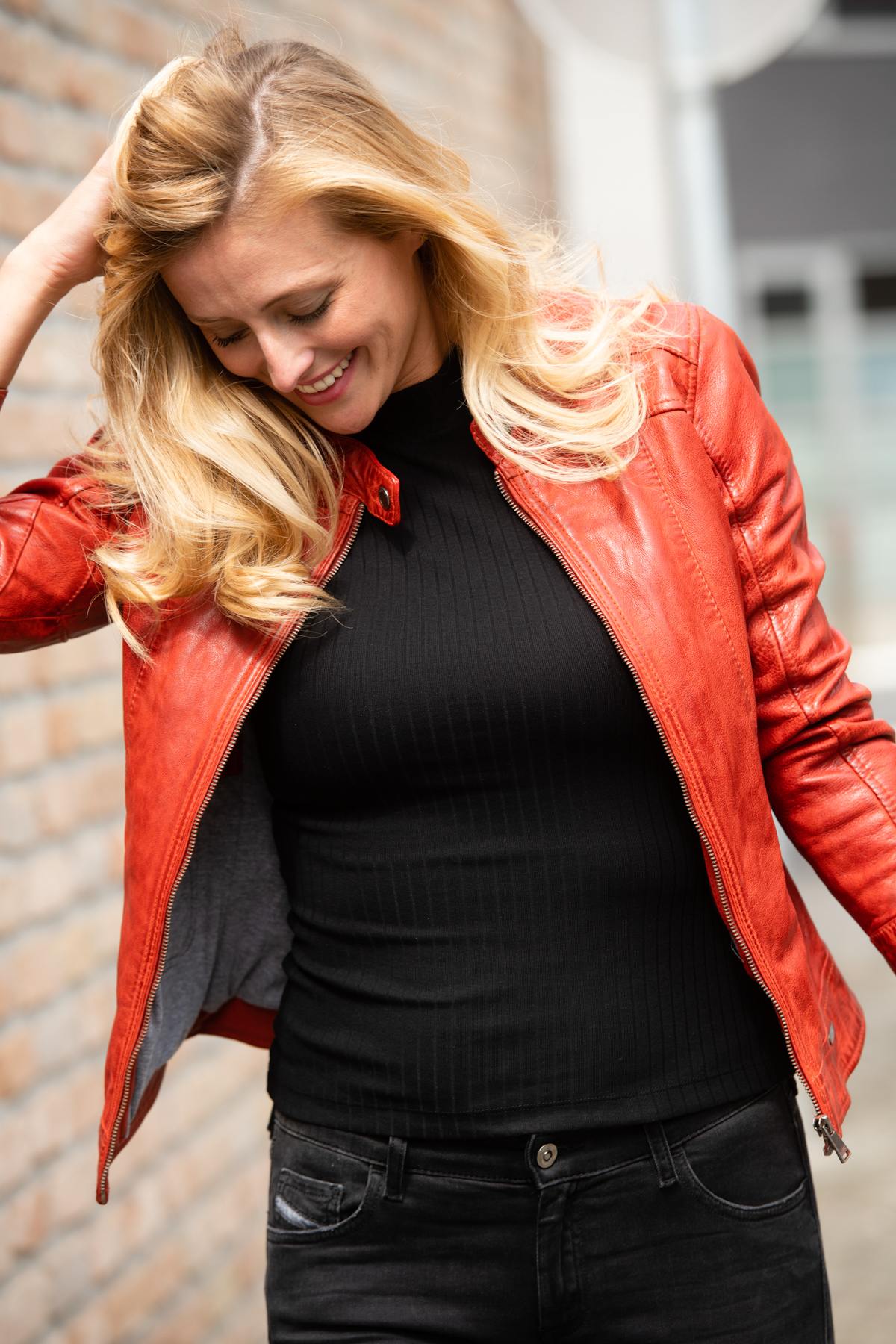 Blouson Femme Cityzen ISABELA RED — vue 3