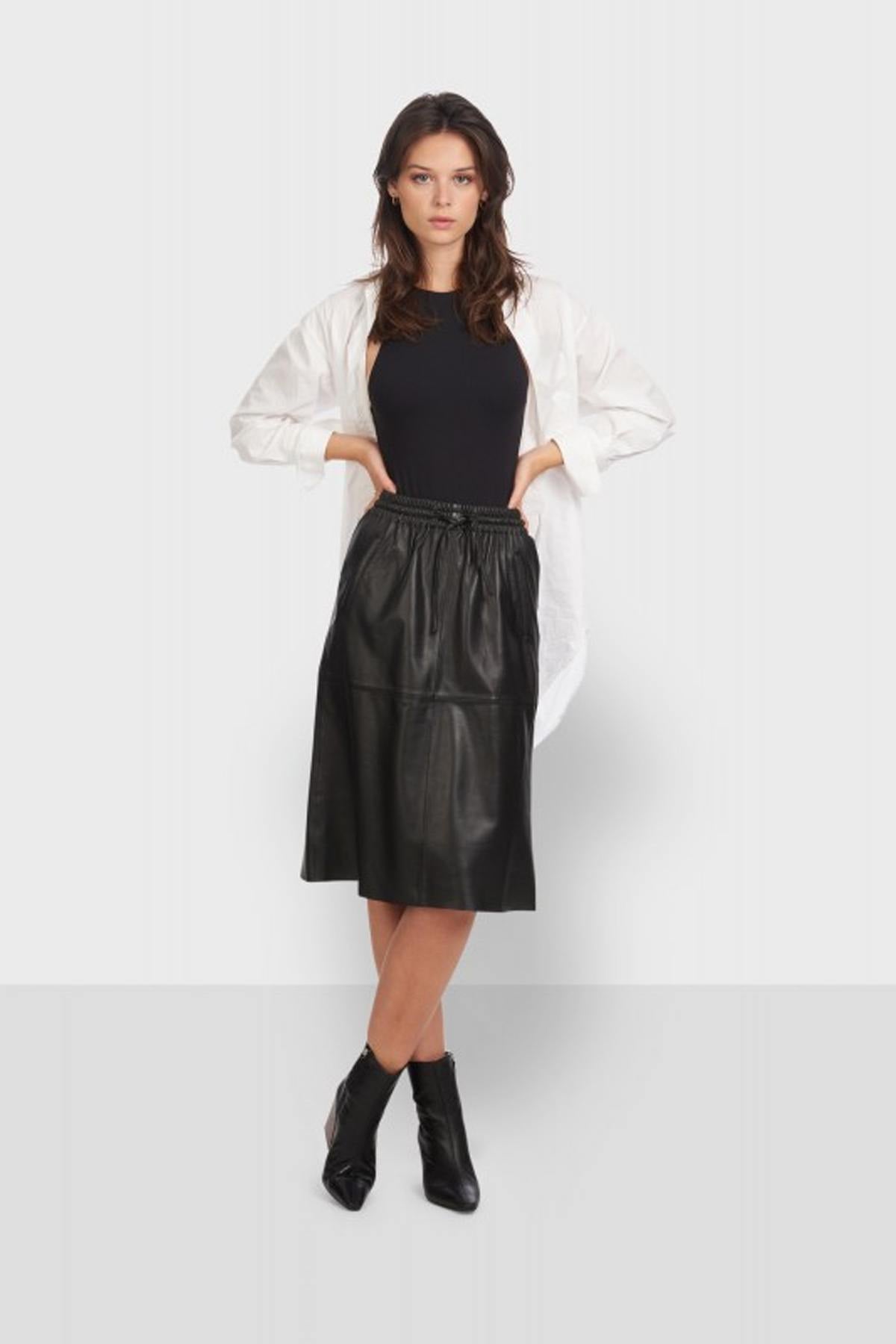Jupe/robe Femme Oakwood BAMBA NOIR 501 — vue 6