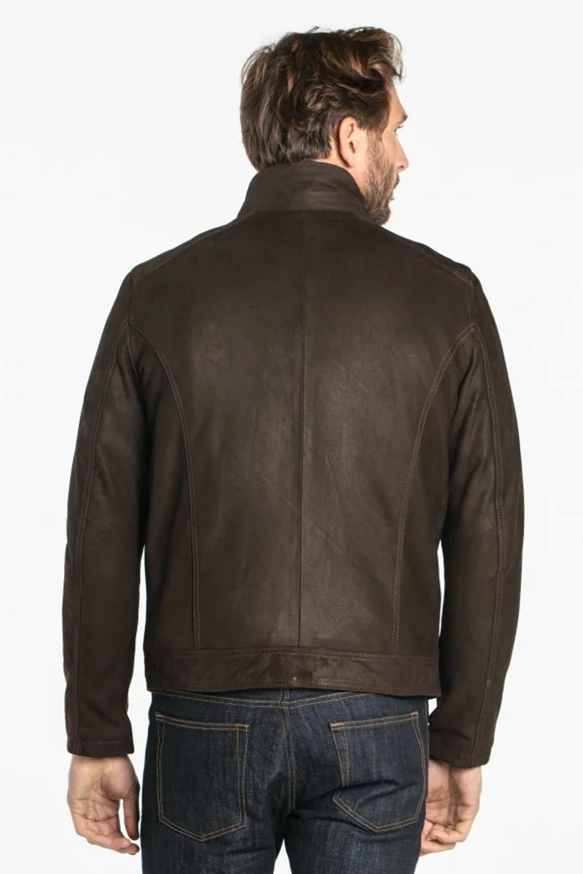 Blouson Homme Daytona FALCON IC COW MADISON BROWN — vue 3