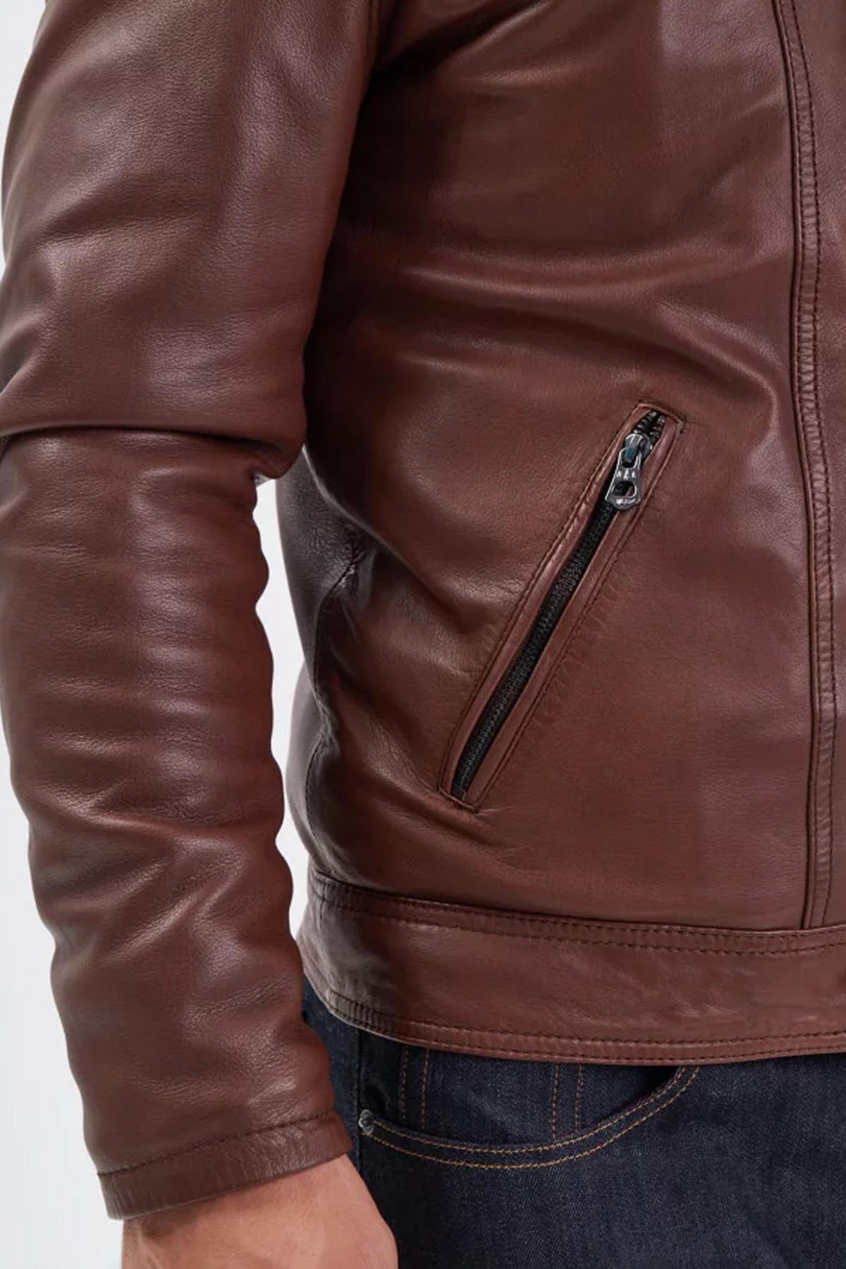 Blouson Homme Daytona FALCON IC SHEEP MANILA BISON — vue 5