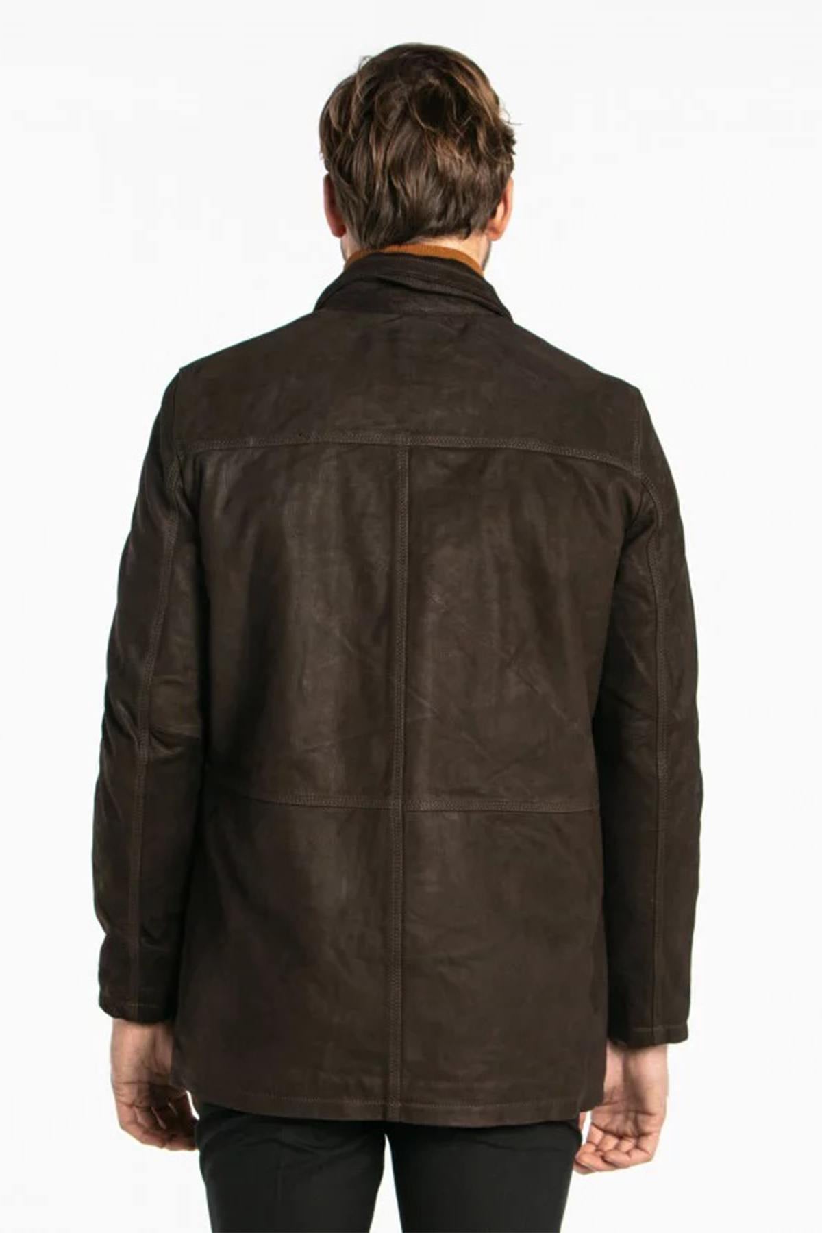 Giacche Uomo Daytona DICKENS IC COW TIMBER BROWN ZZ — vista 3