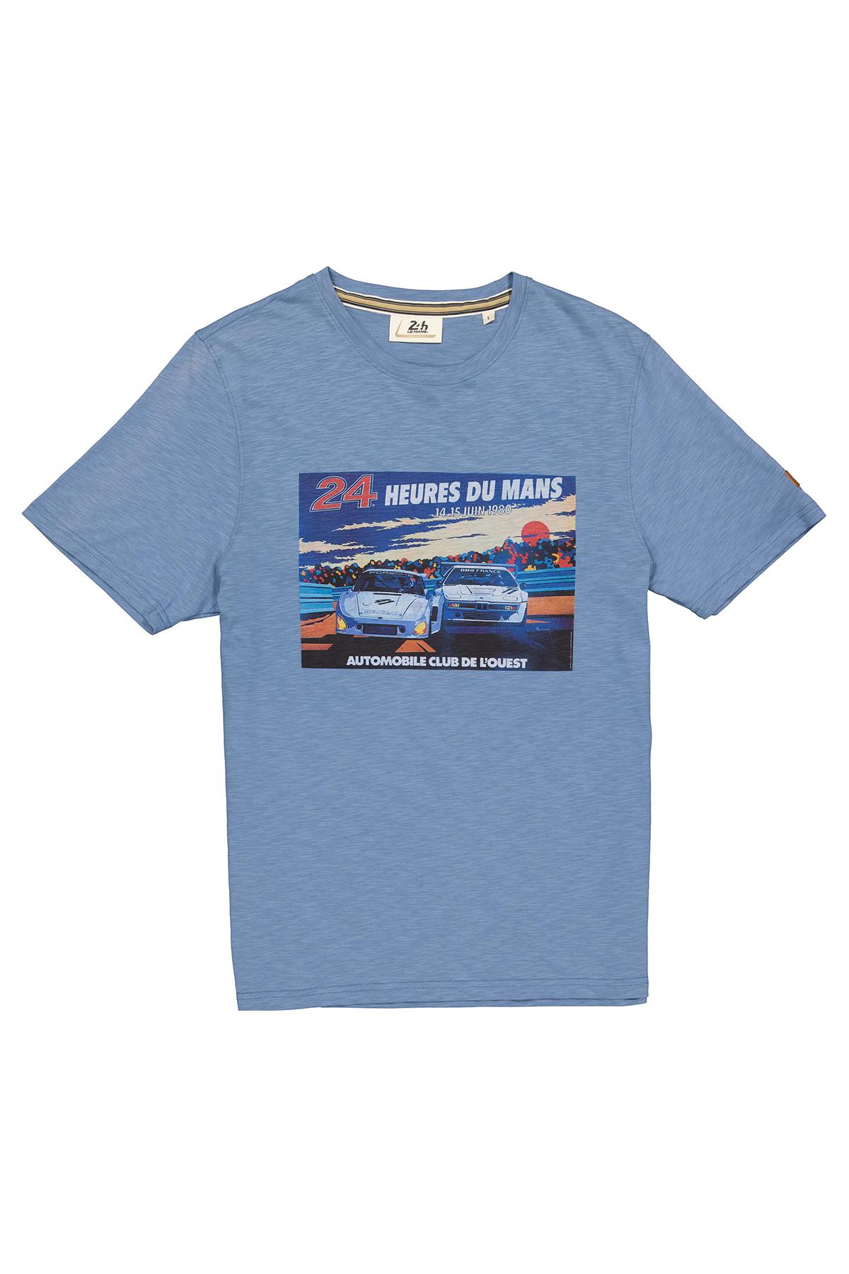 Herren T-shirt 24h Le Mans TSM80-127 CIEL — Ansicht 4