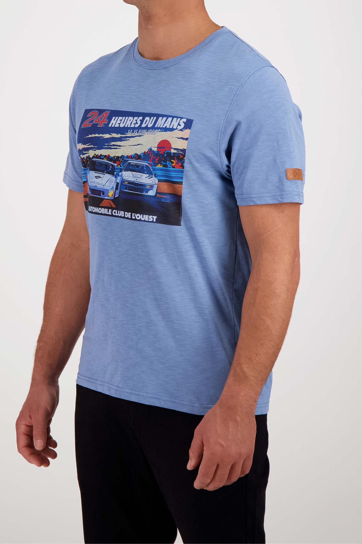 Herren T-shirt 24h Le Mans TSM80-127 CIEL — Ansicht 3