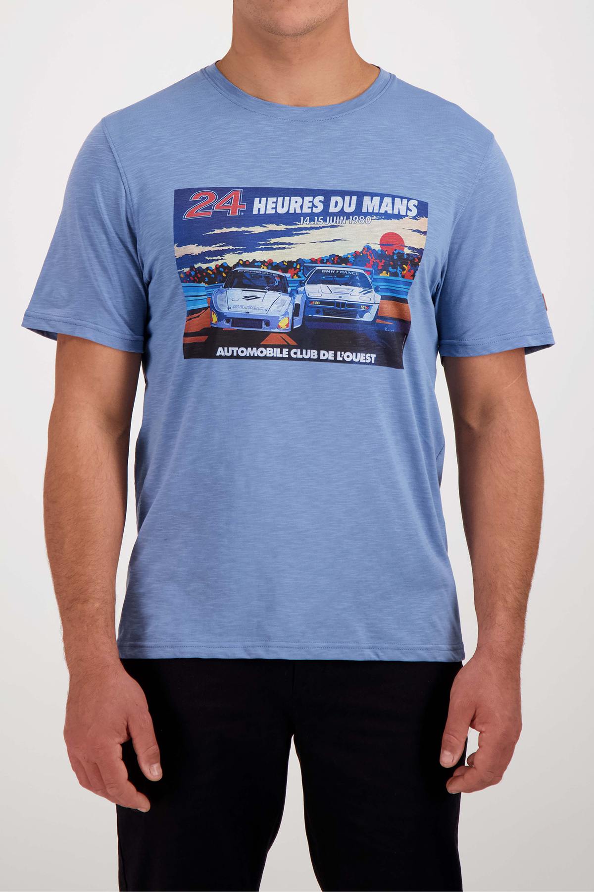Herren T-shirt 24h Le Mans TSM80-127 CIEL — Ansicht 1