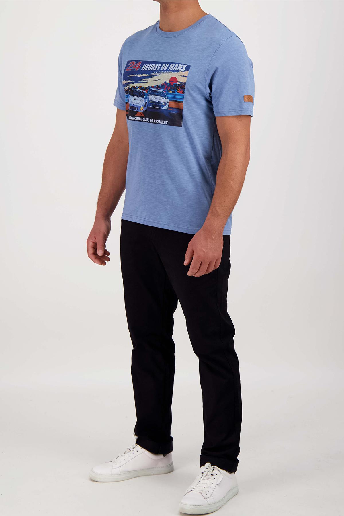 Herren T-shirt 24h Le Mans TSM80-127 CIEL — Ansicht 2