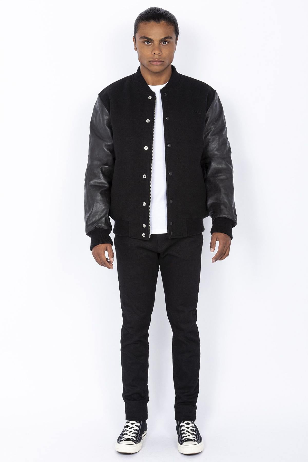 Chaqueta Hombre Schott LCUSA BLACK/BLACK — vista 3