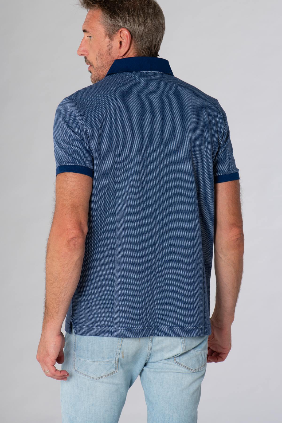 Polo Homme Mcs IMPOMC_C032 754 BLEU INDIGO — vue 3