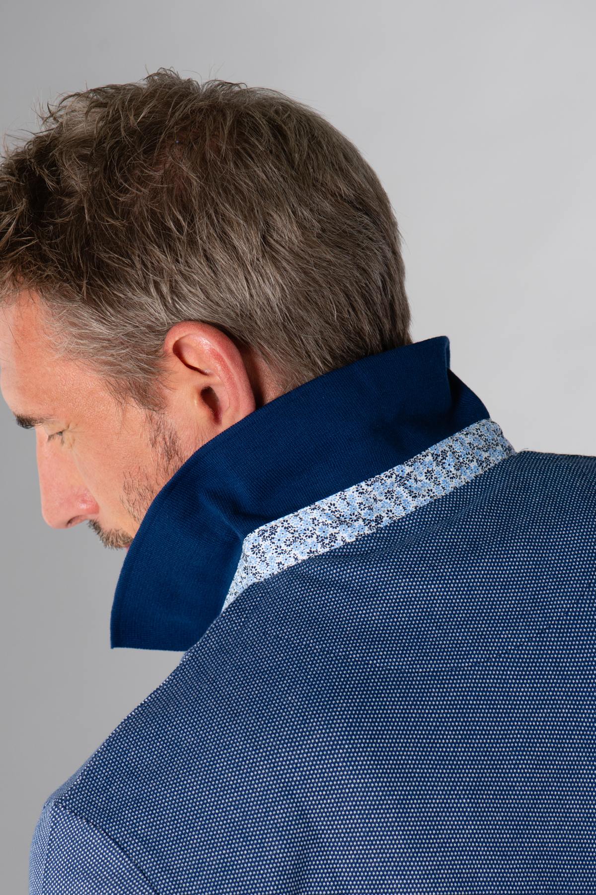 Polo Homme Mcs IMPOMC_C032 754 BLEU INDIGO — vue 5