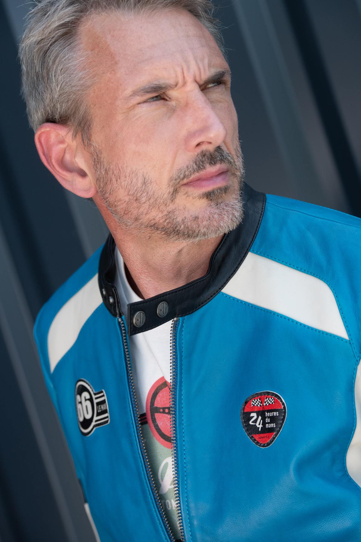 Giacche Uomo 24h Le Mans SHELBY-LM SHEEP CROWN GITANES / ECRU — vista 2