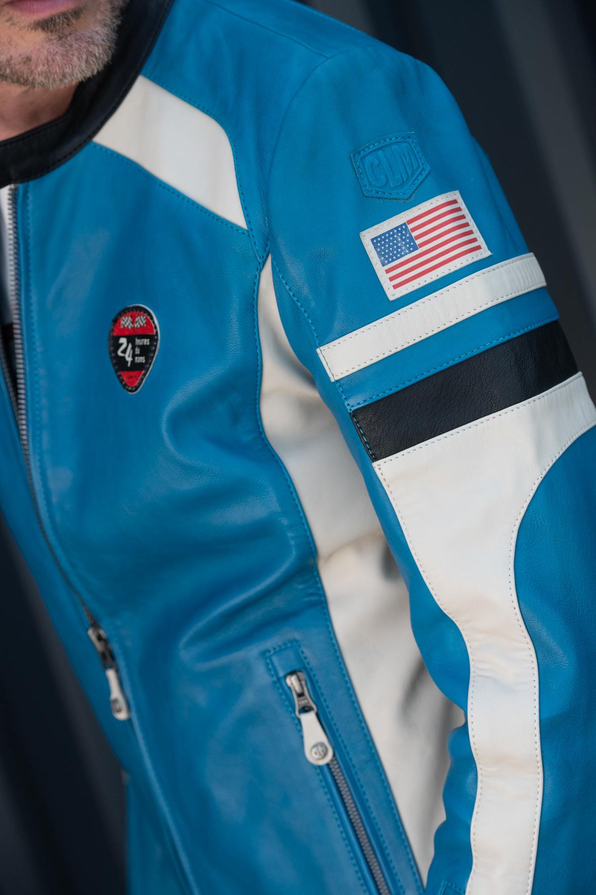 Giacche Uomo 24h Le Mans SHELBY-LM SHEEP CROWN GITANES / ECRU — vista 8