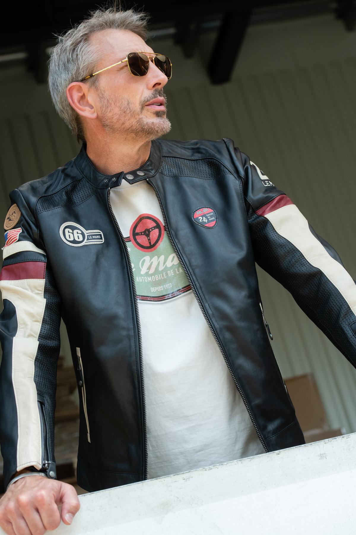 Giacche Uomo 24h Le Mans SHELBY NEW SHEEP CROWN BLACK — vista 1