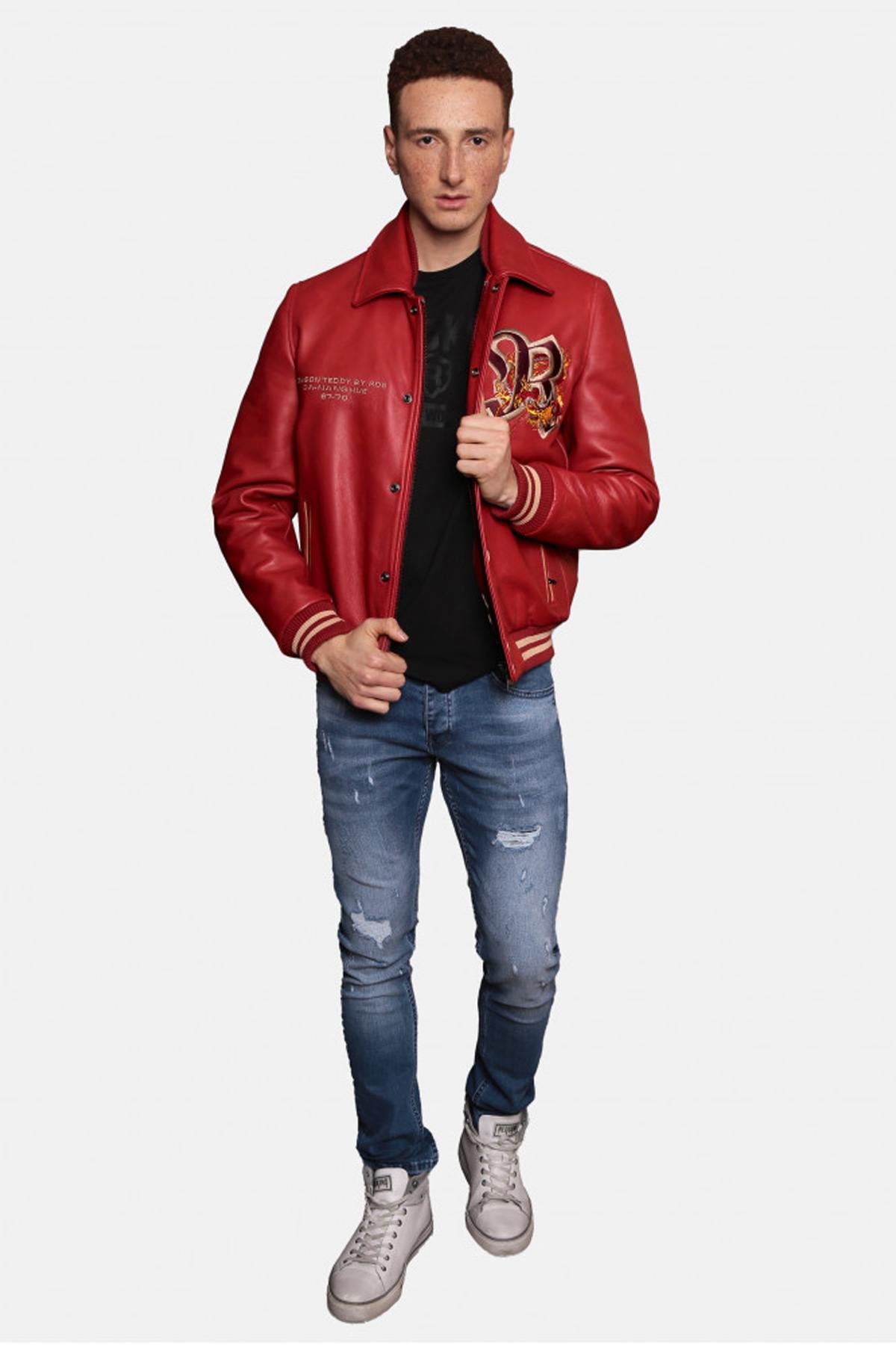 Herren Jacke Redskins DRAGON COHIBA RED — Ansicht 6