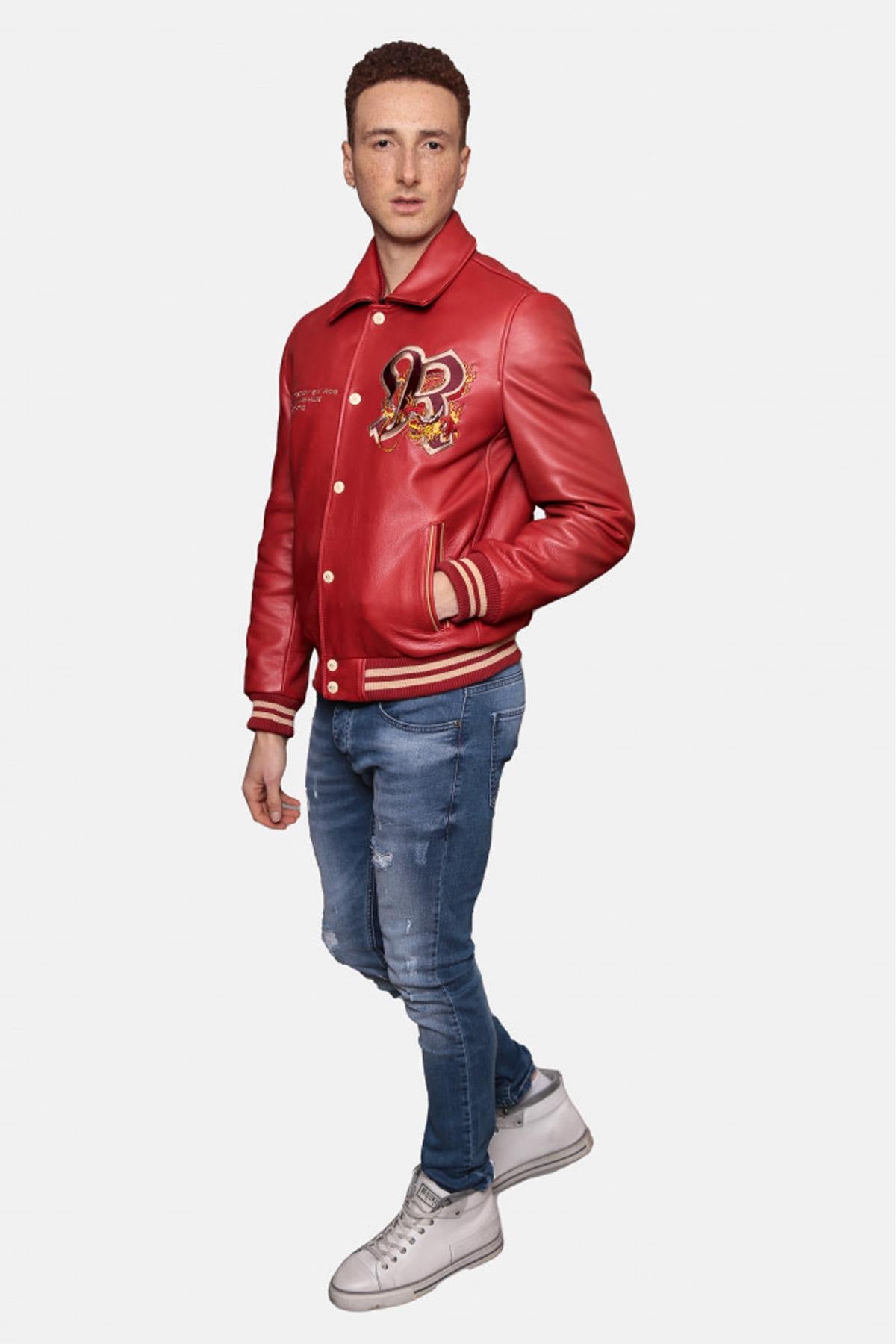 Herren Jacke Redskins DRAGON COHIBA RED — Ansicht 8