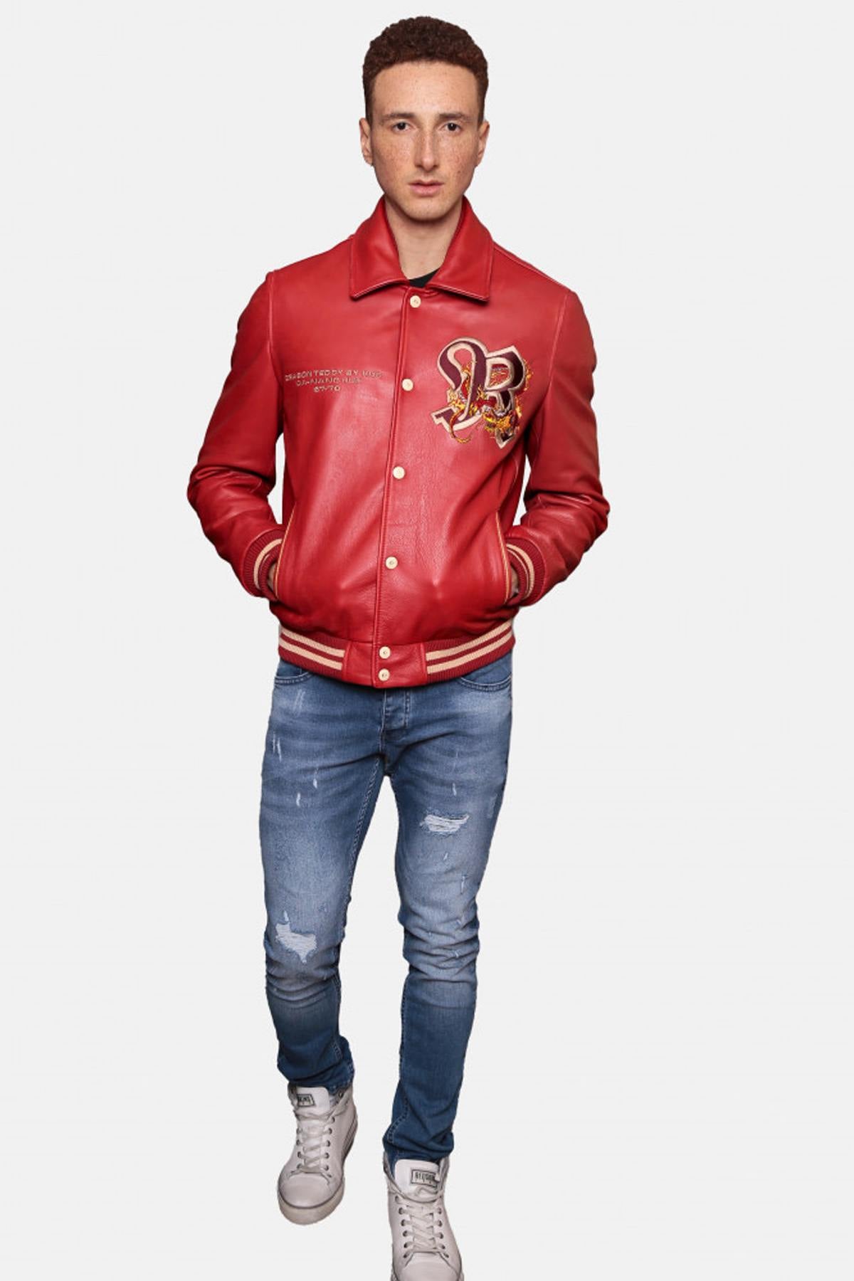 Herren Jacke Redskins DRAGON COHIBA RED — Ansicht 4