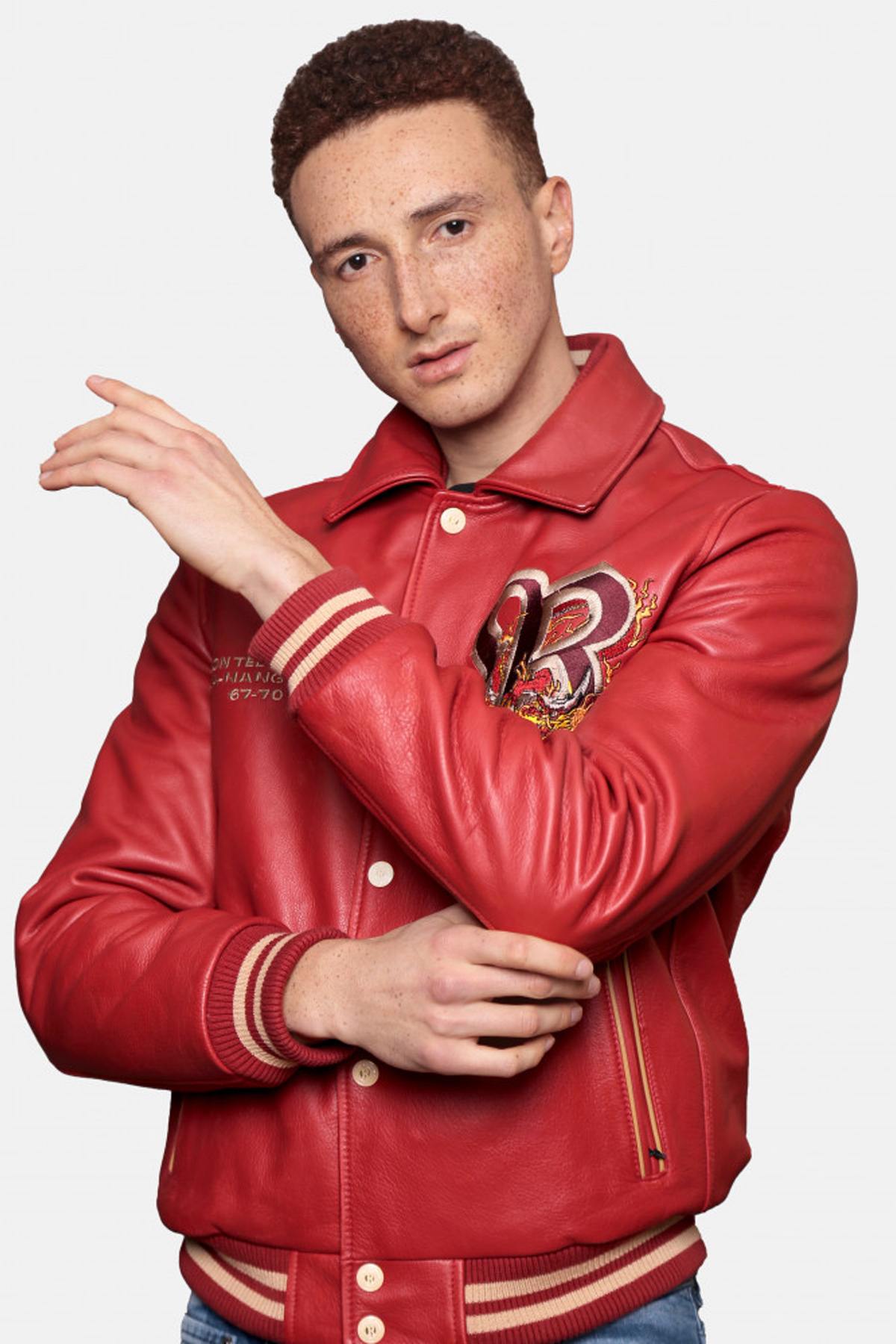 Herren Jacke Redskins DRAGON COHIBA RED — Ansicht 5