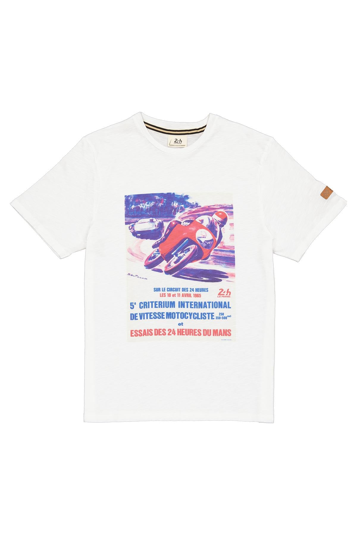 Tee Shirt Homme 24h Le Mans TEE SHIRT TSM65-050 ECRU — vue 1