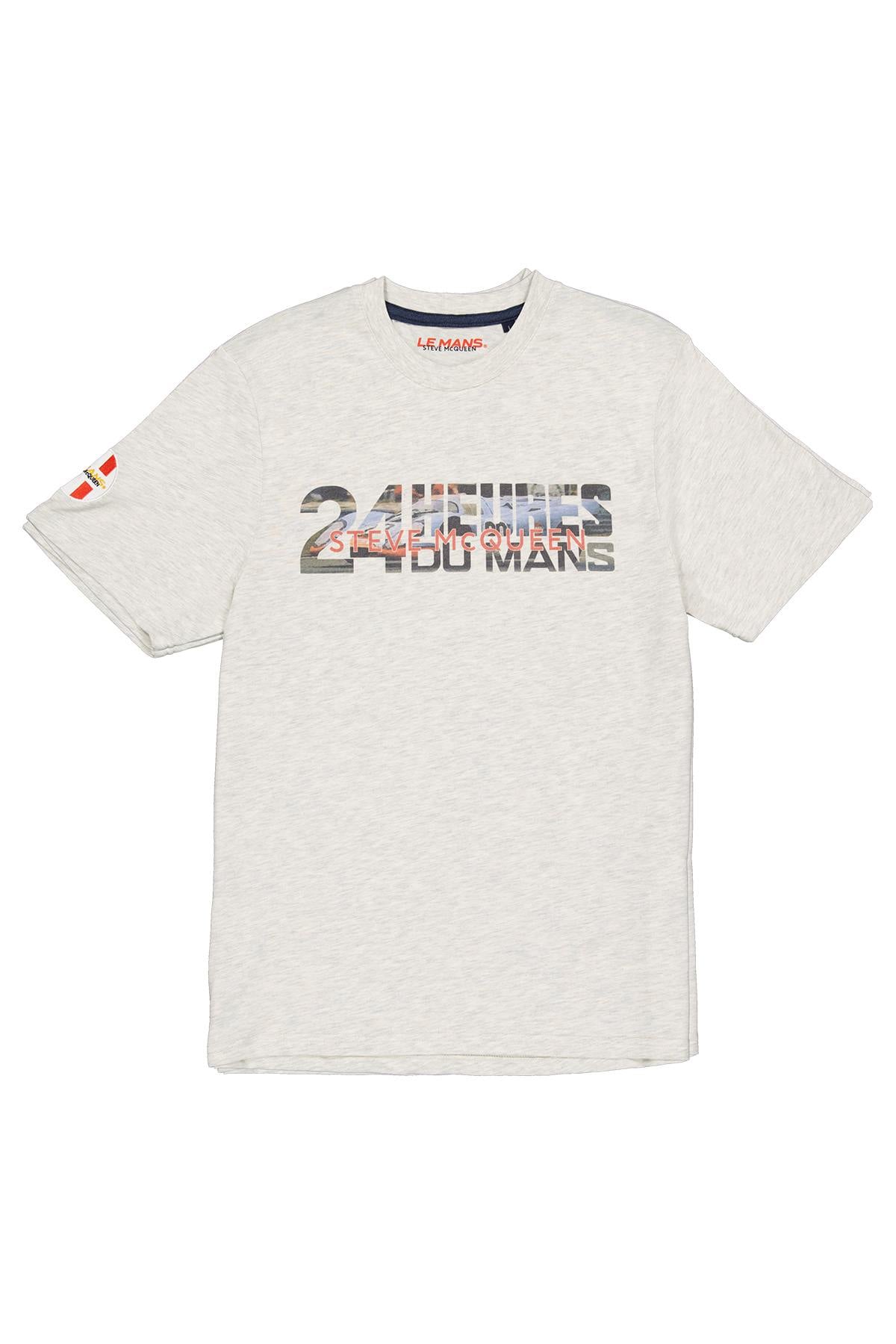 Tee Shirt Homme Steve Mcqueen TEE SHIRT STEVE MCQUEEN TSM15-0002 HEATHER ECRU — vue 1