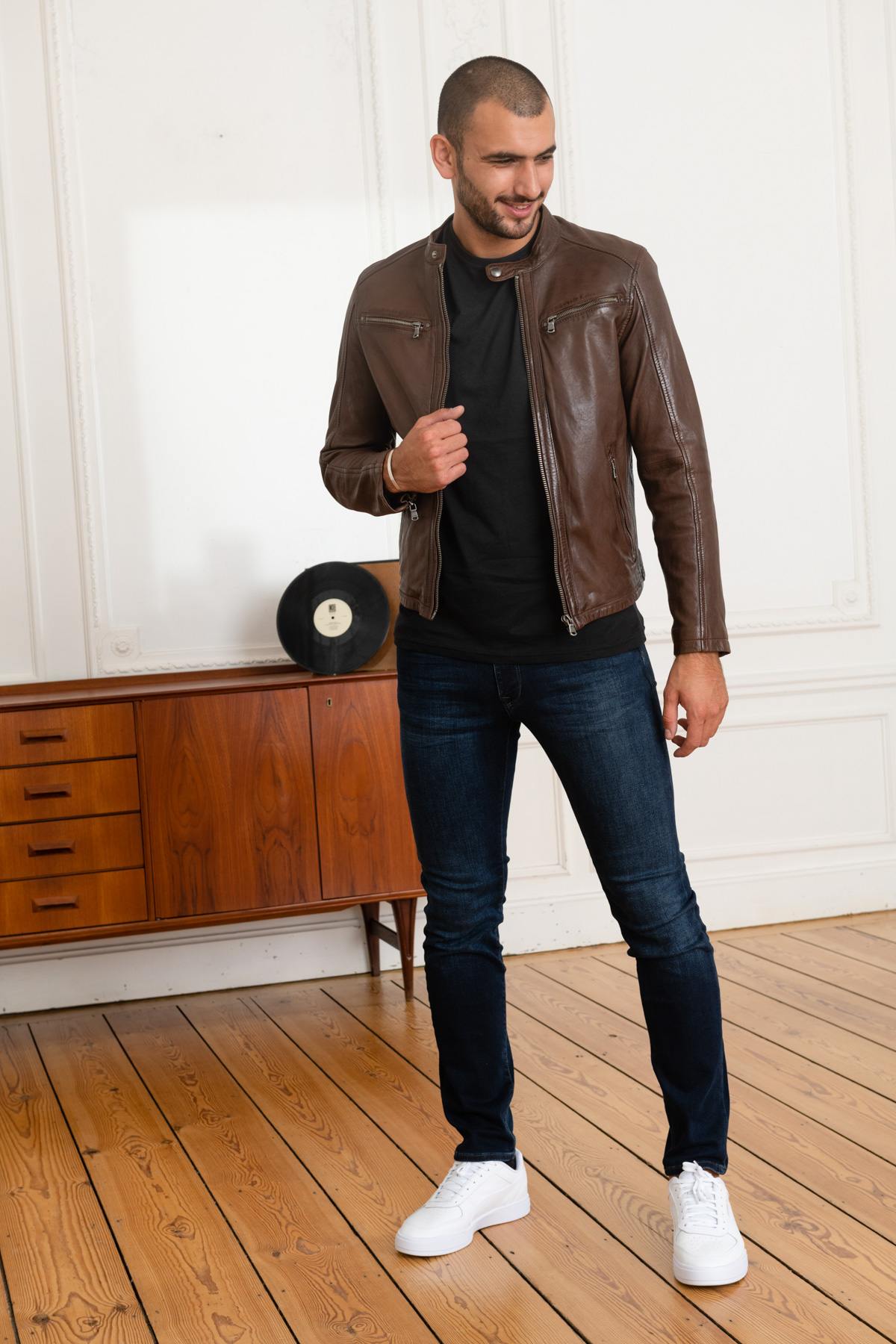 Giacche Uomo Daytona GAFINO LAMB VITA BISON — vista 7