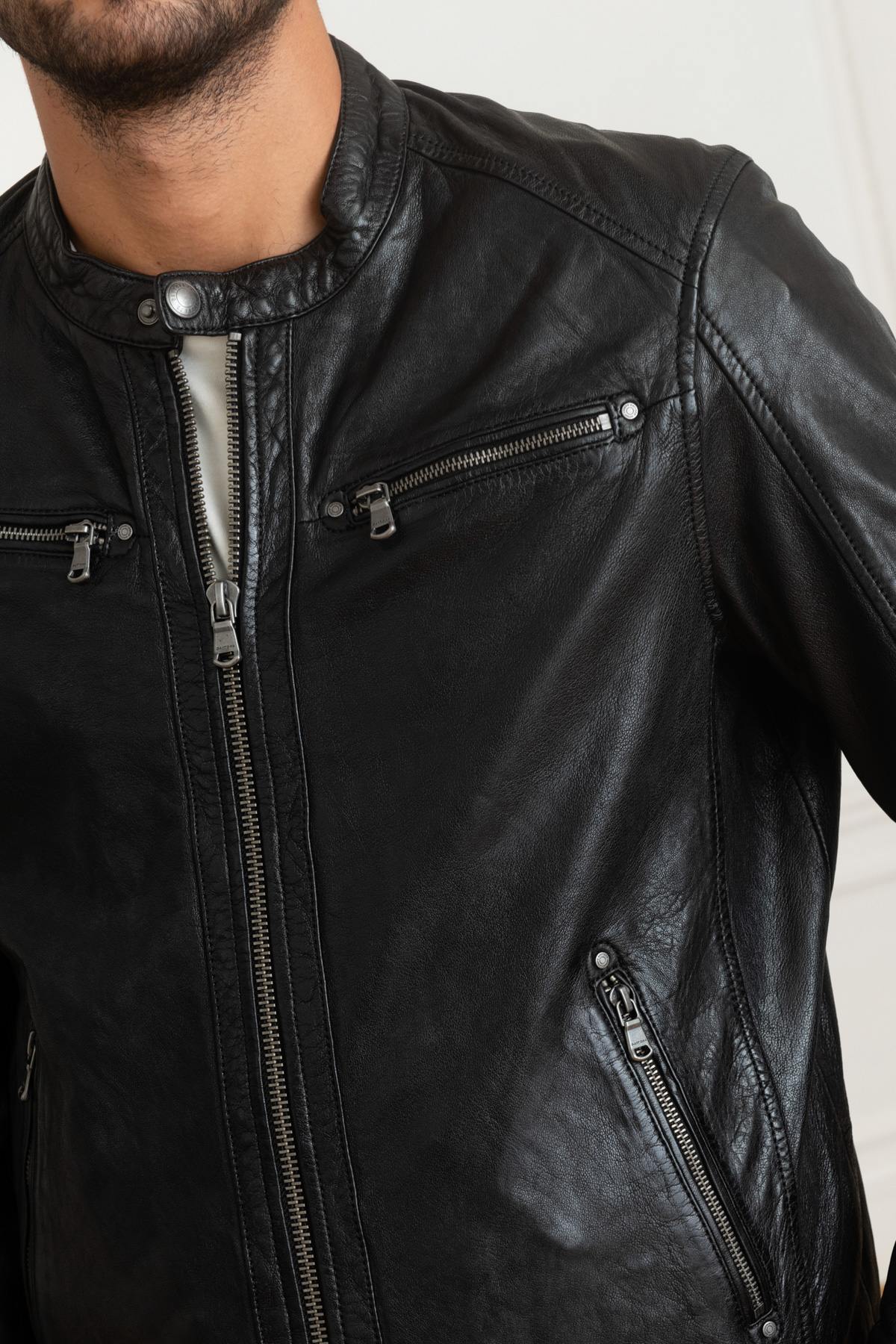 Blouson Homme Daytona GAFINO LAMB VITA BLACK — vue 10