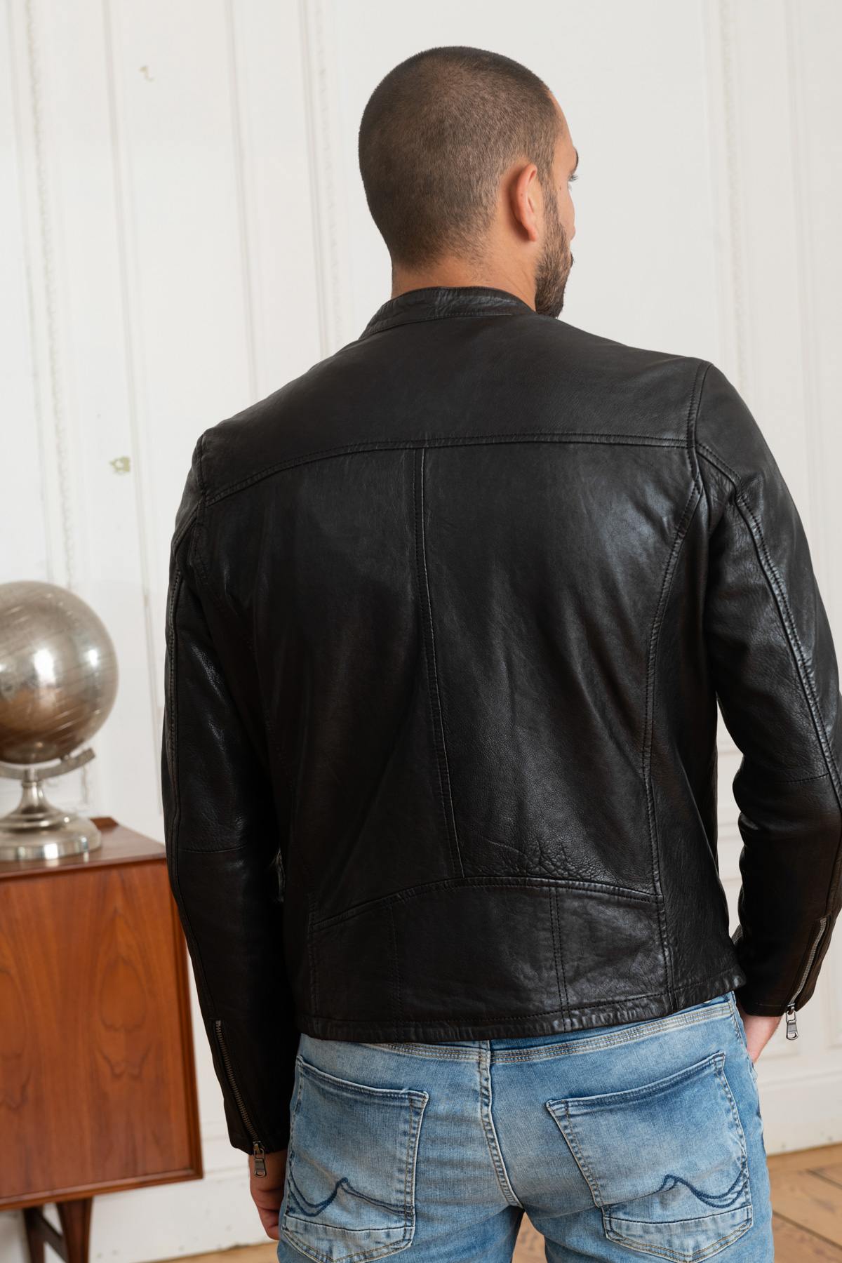 Blouson Homme Daytona GAFINO LAMB VITA BLACK — vue 3