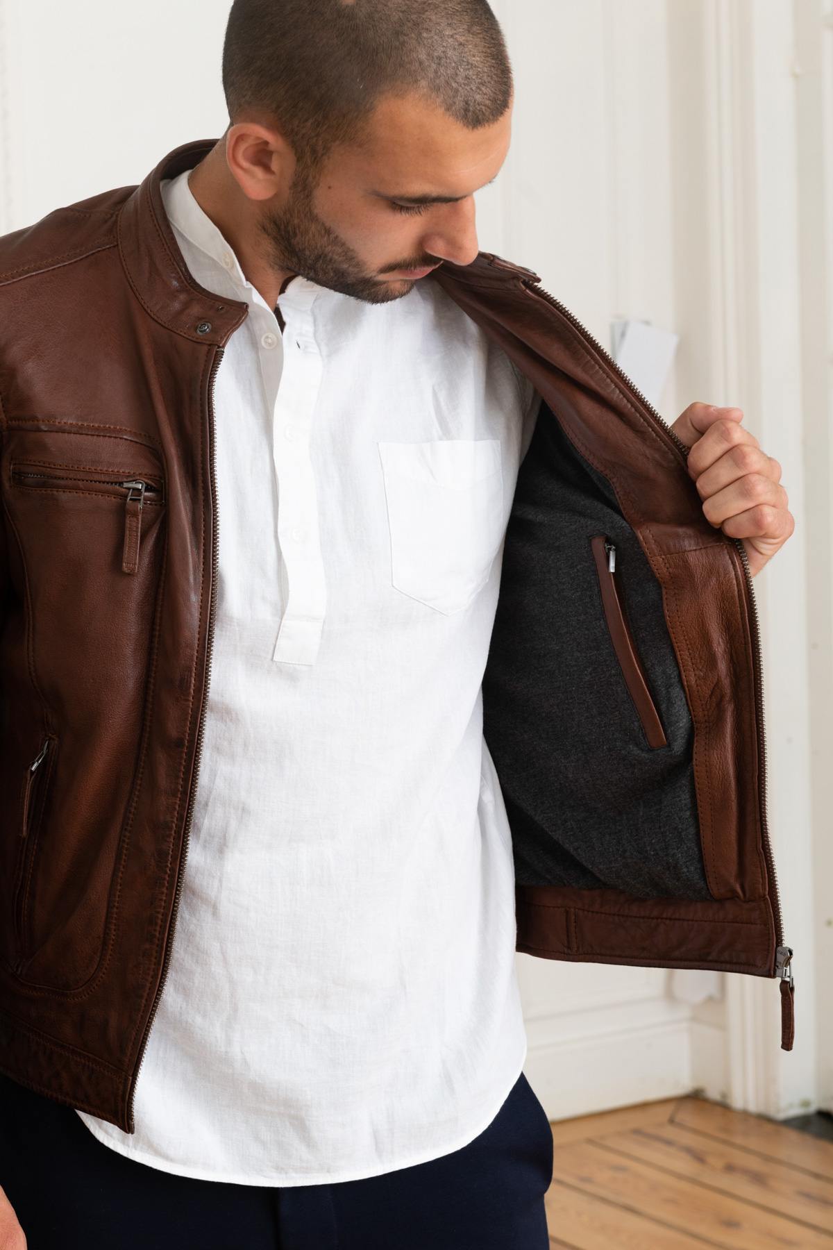 Giacche Uomo Oakwood CASEY PORTO 630 — vista 4