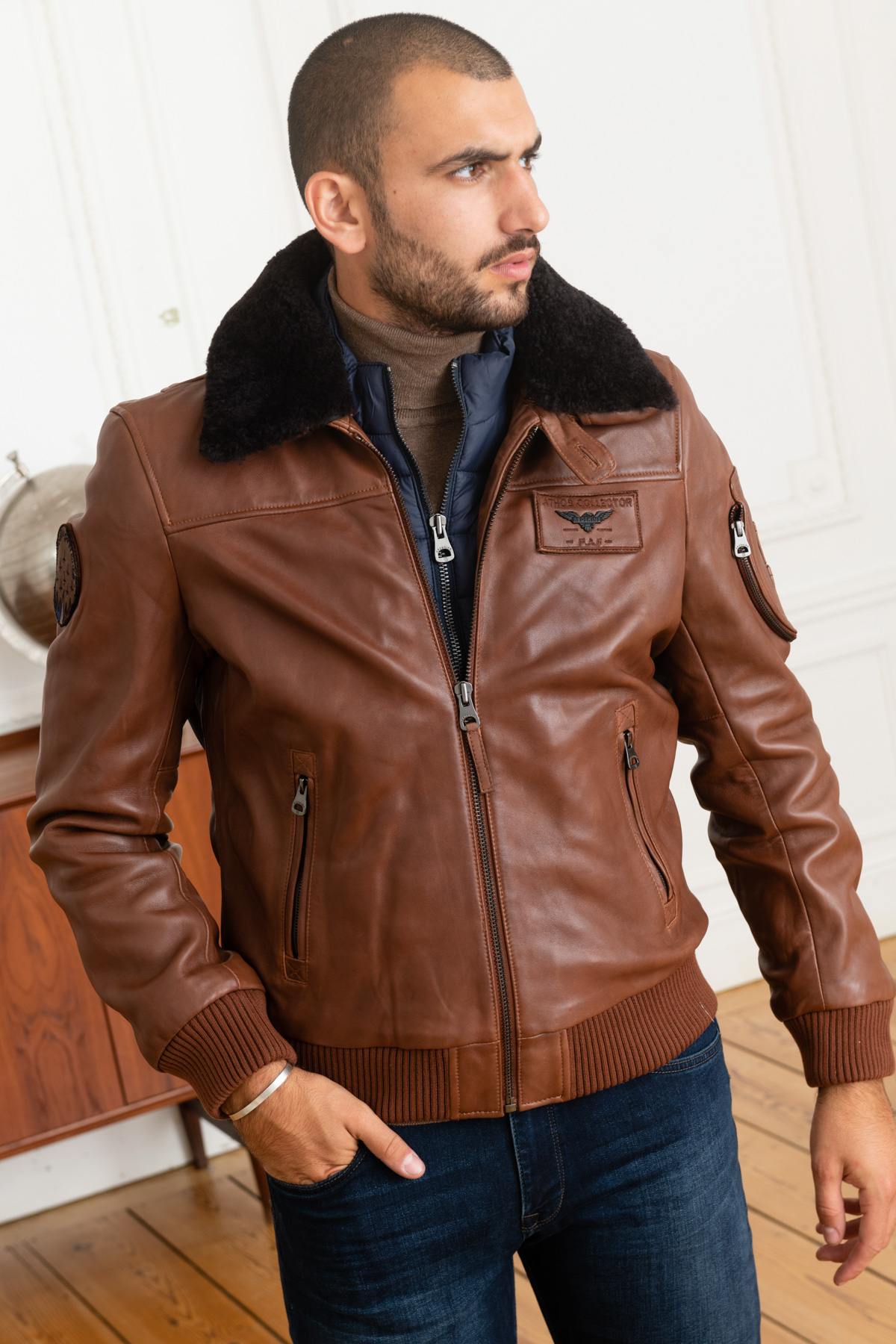 Giacche Uomo Patrouille De France RAFAL YCON COGNAC — vista 4