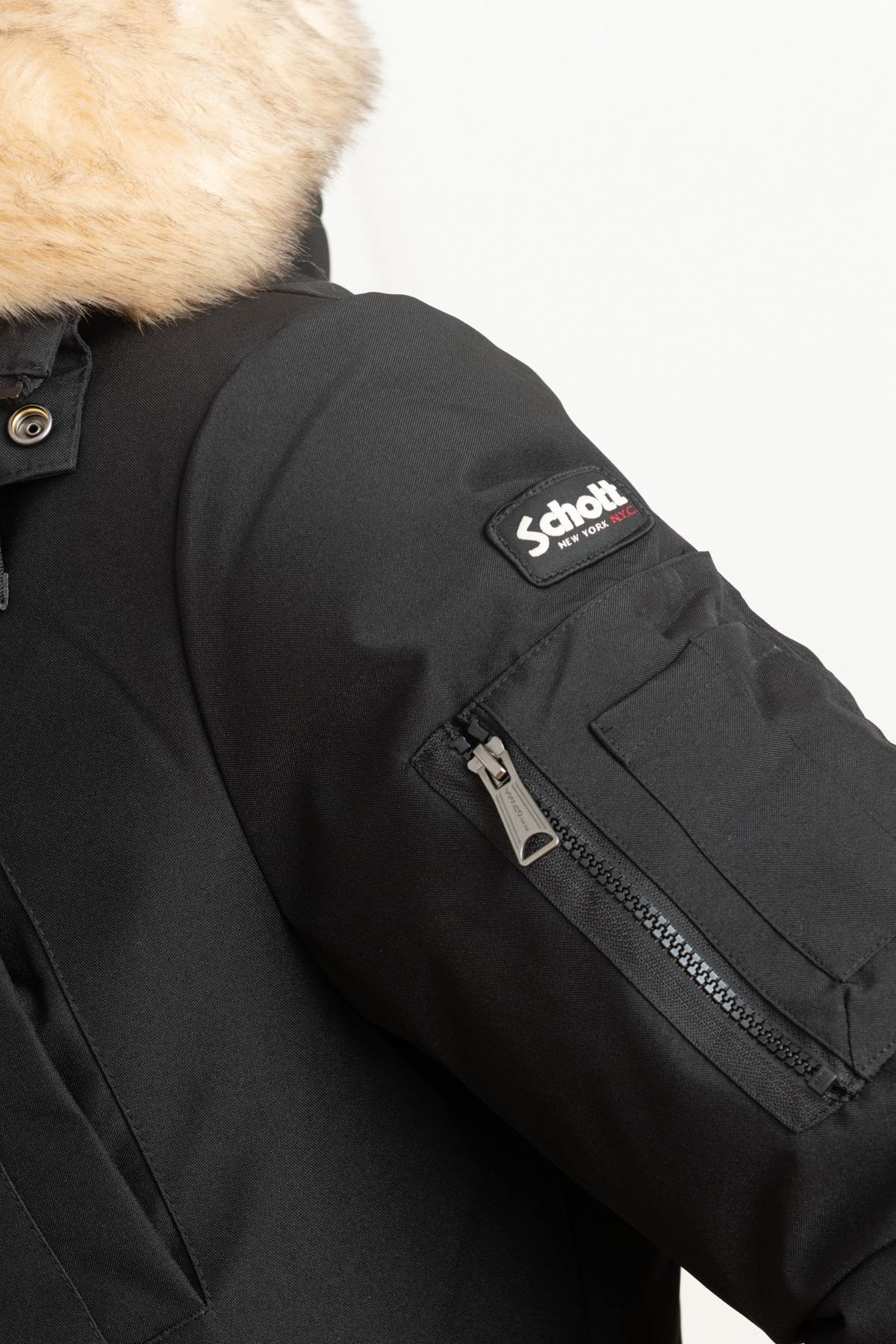 Veste Homme Schott NELSON20 BLACK — vue 11