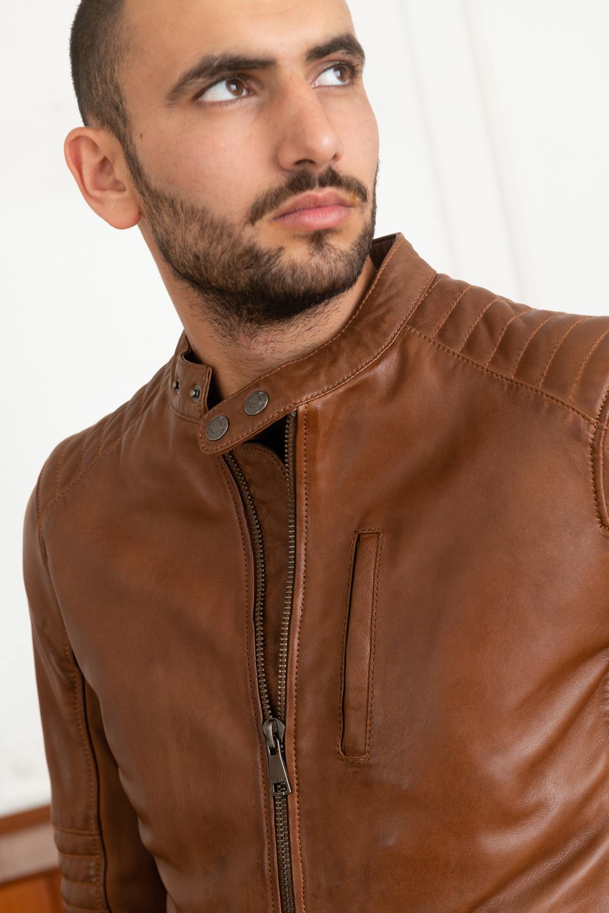 Giacche Uomo Redskins FORMULA STOWN COGNAC — vista 9