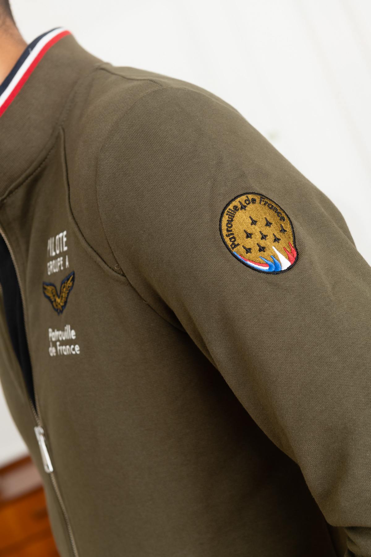 Jersey/sudadera Hombre Patrouille De France ACTIVE FRENCH KHAKI — vista 2