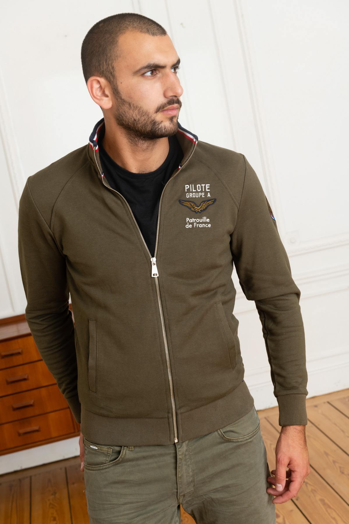 Jersey/sudadera Hombre Patrouille De France ACTIVE FRENCH KHAKI — vista 1