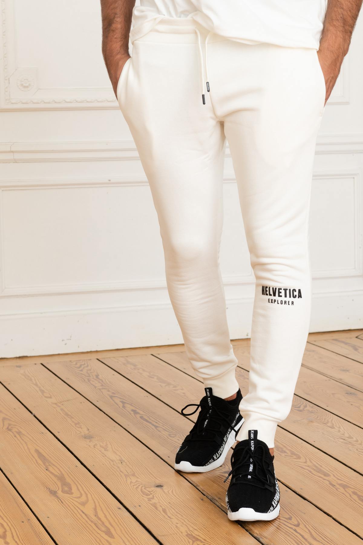 Pantalon Hombre Helvetica Mountain Pioneers RACKAY WHITE — vista 5