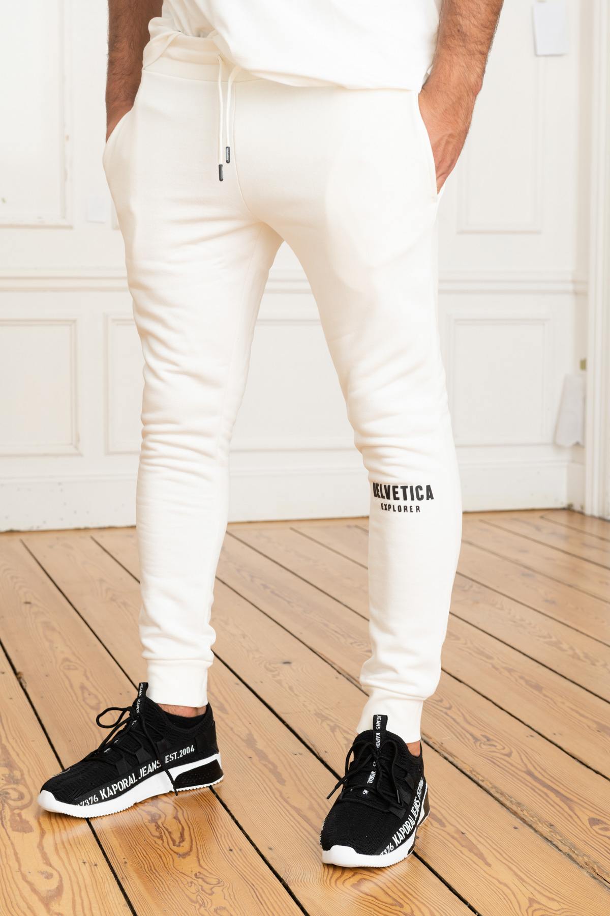 Pantalon Hombre Helvetica Mountain Pioneers RACKAY WHITE — vista 1