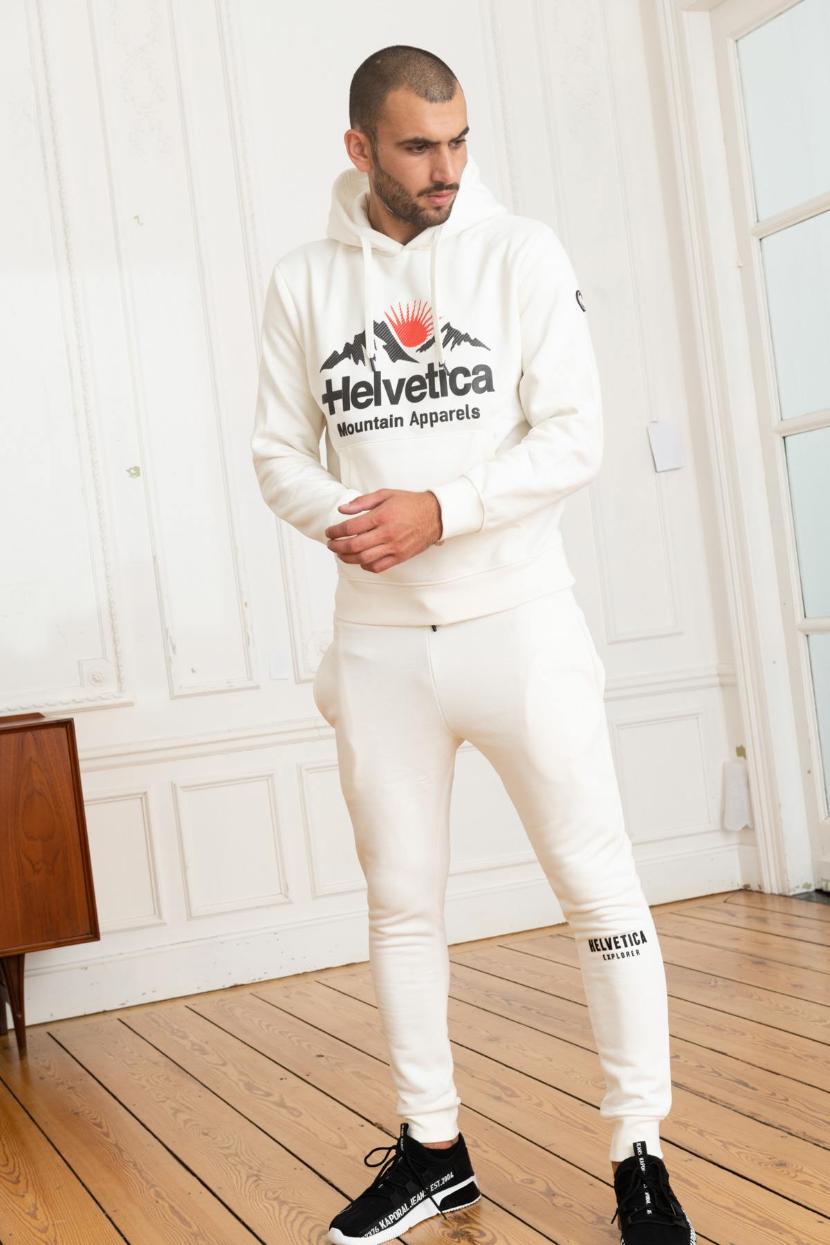 Pantalon Hombre Helvetica Mountain Pioneers RACKAY WHITE — vista 4