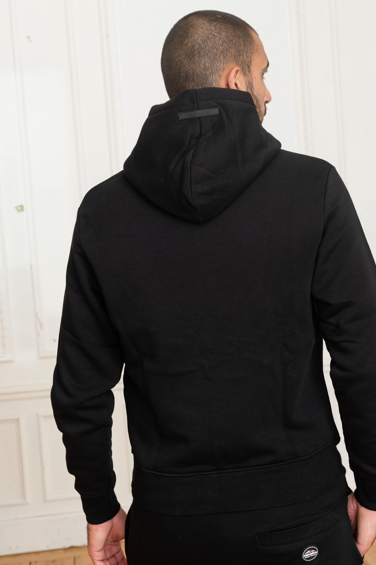 Herren Pullover/sweatshirt Helvetica Mountain Pioneers LAUN BLACK — Ansicht 3