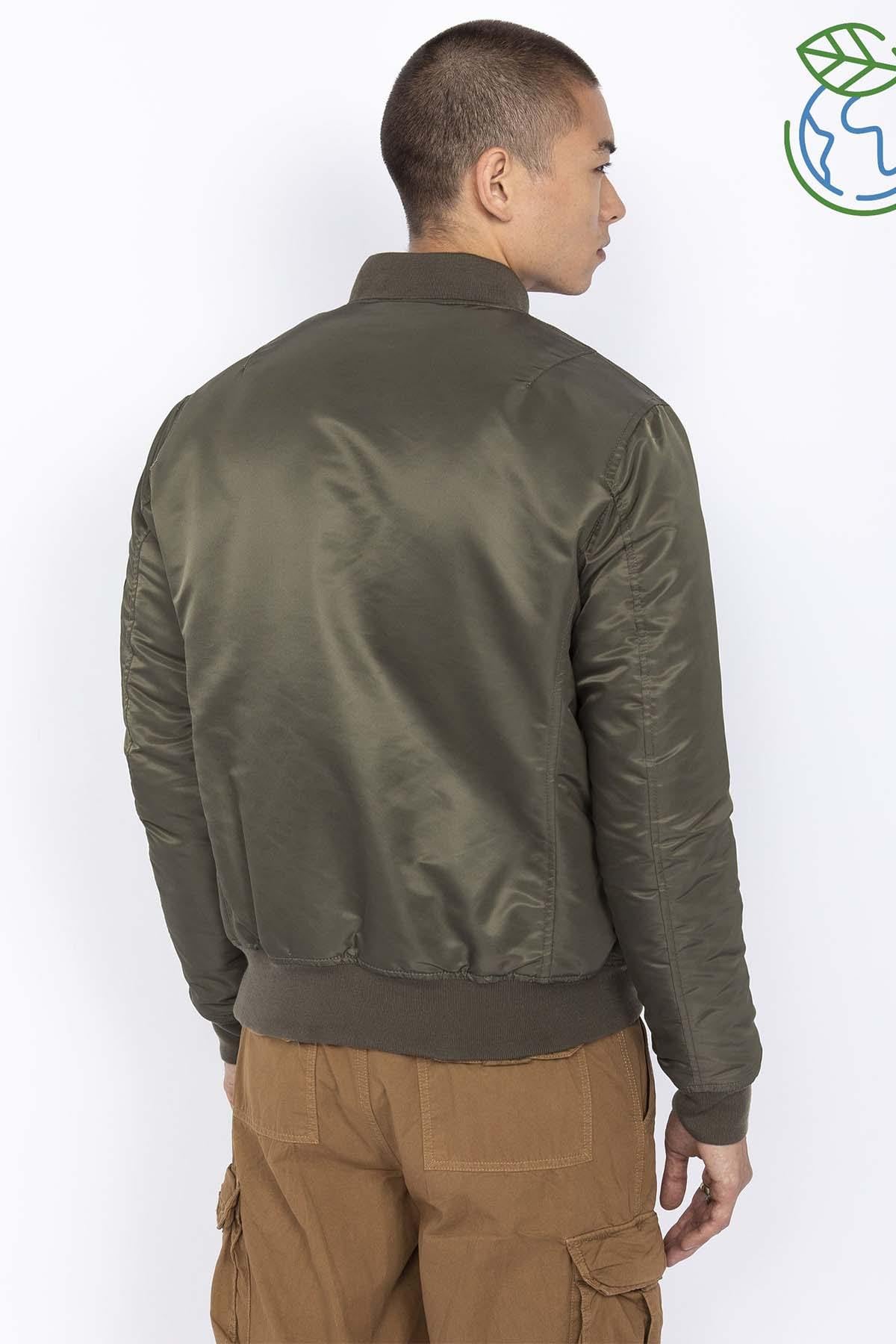 Blouson Homme Schott AIRFORCERS ARMY KAKI — vue 3