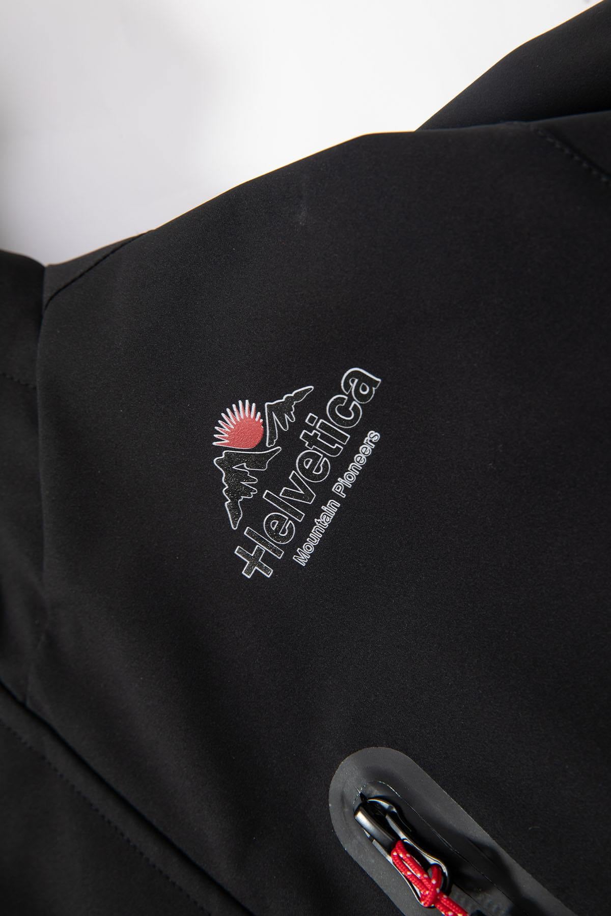 Herren Mantel Helvetica Mountain Pioneers BOLTON BLACK — Ansicht 9