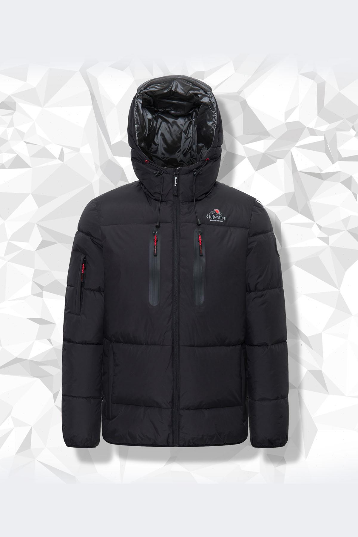 Blouson Helvetica Ricky 2 - Doudoune Synthétique Noir - Nylon - Look Citadin