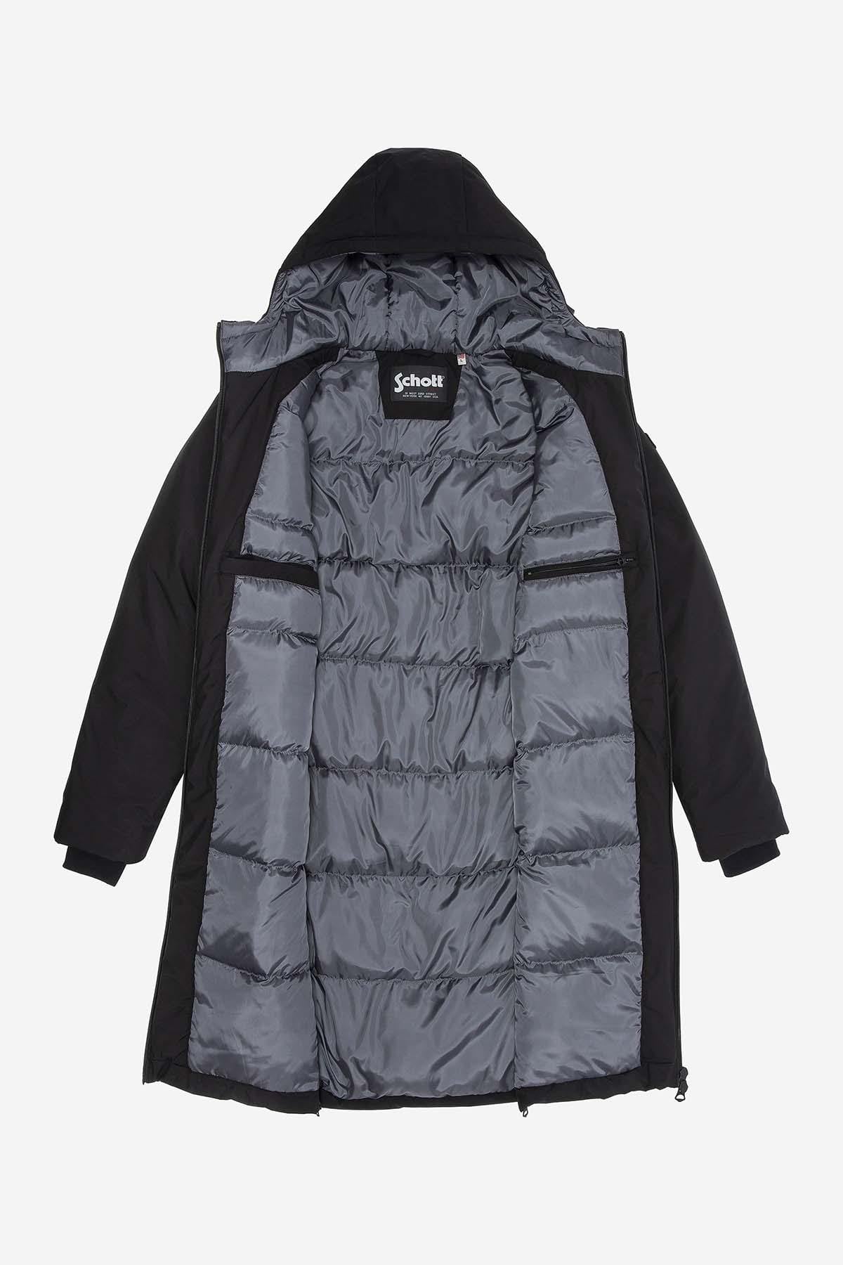 Giacche Uomo Schott FARGO BLACK — vista 8