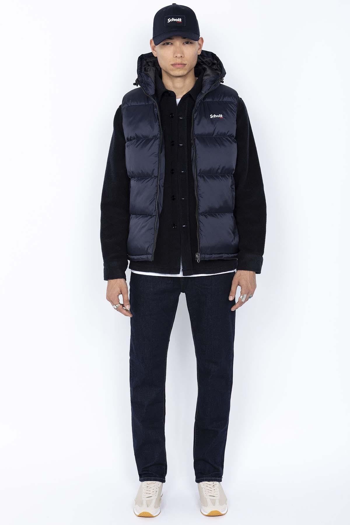Herren Jacke Schott IDAHO2V NAVY — Ansicht 2