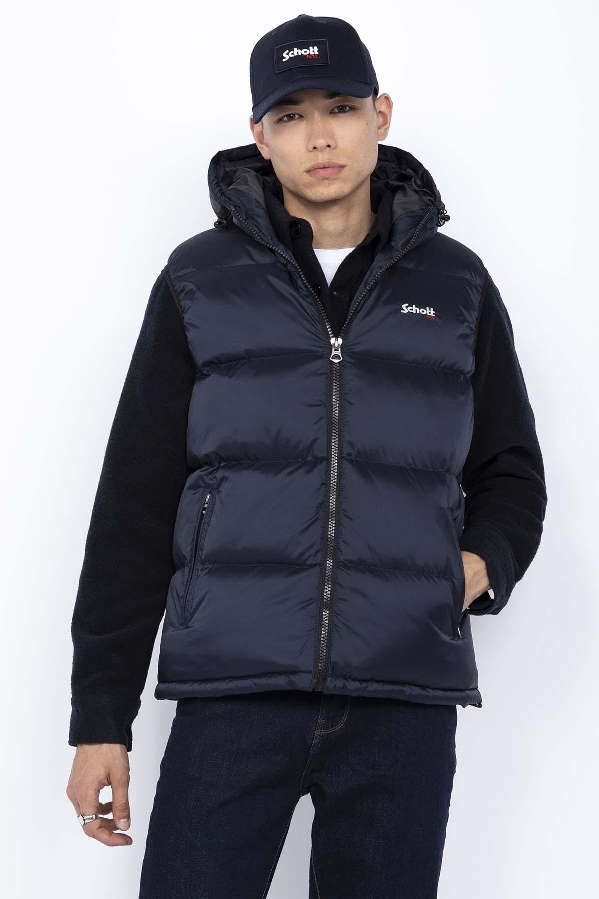 Herren Jacke Schott IDAHO2V NAVY — Ansicht 3