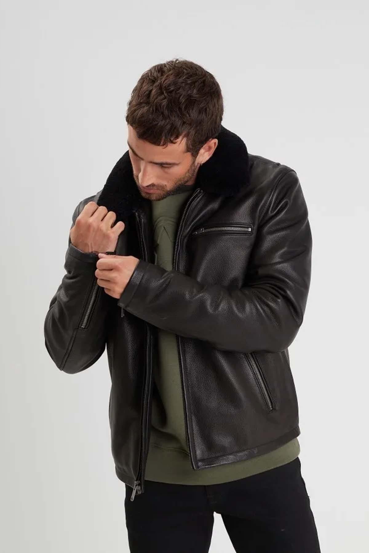 Blouson Homme Daytona ASPHALT COW MALIBU BLACK — vue 2
