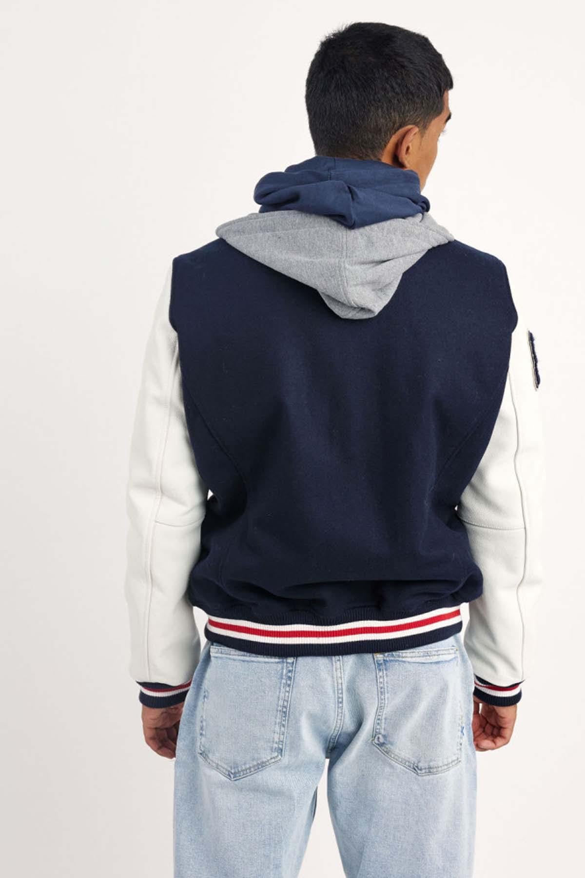 Giacche Uomo Redskins DUNK HATCH DARK NAVY/WHITE — vista 3