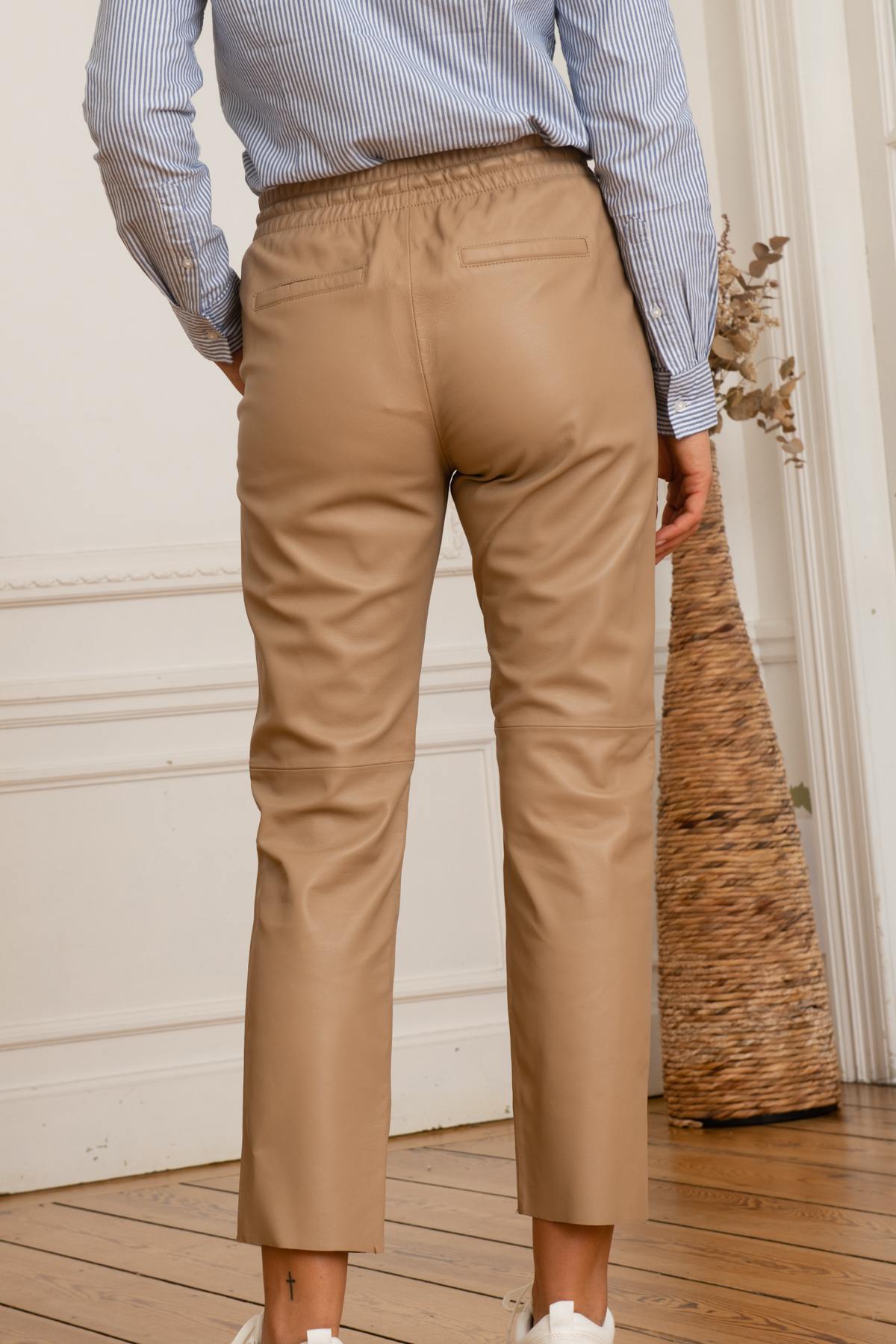 Pantalon Femme Oakwood GIFT BEIGE FONCE 625 — vue 4