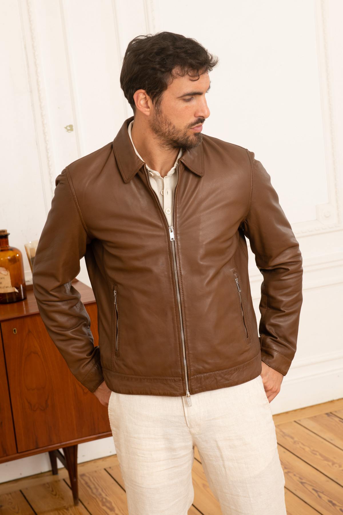 Herren Jacke Serge Pariente CARLO TOBACCO — Ansicht 1