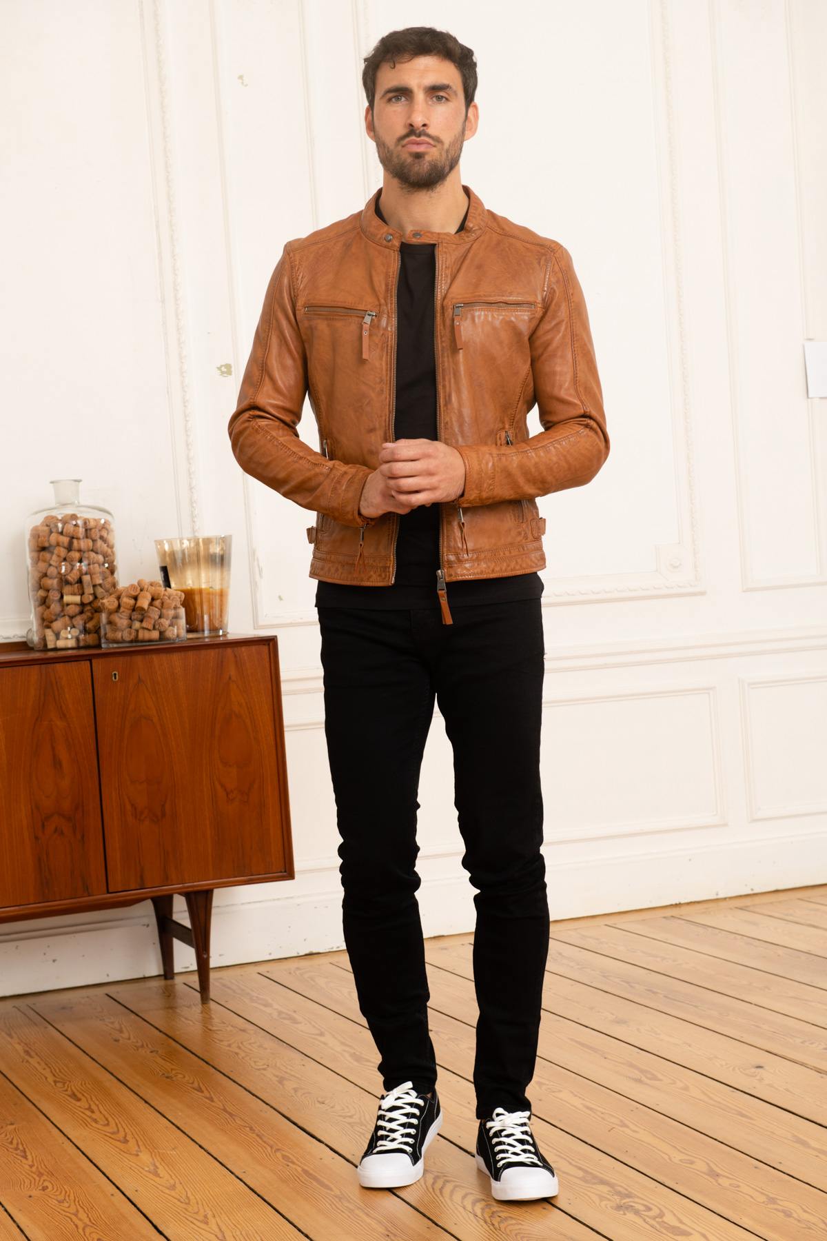 Giacche Uomo Cityzen KANSAS COGNAC — vista 2
